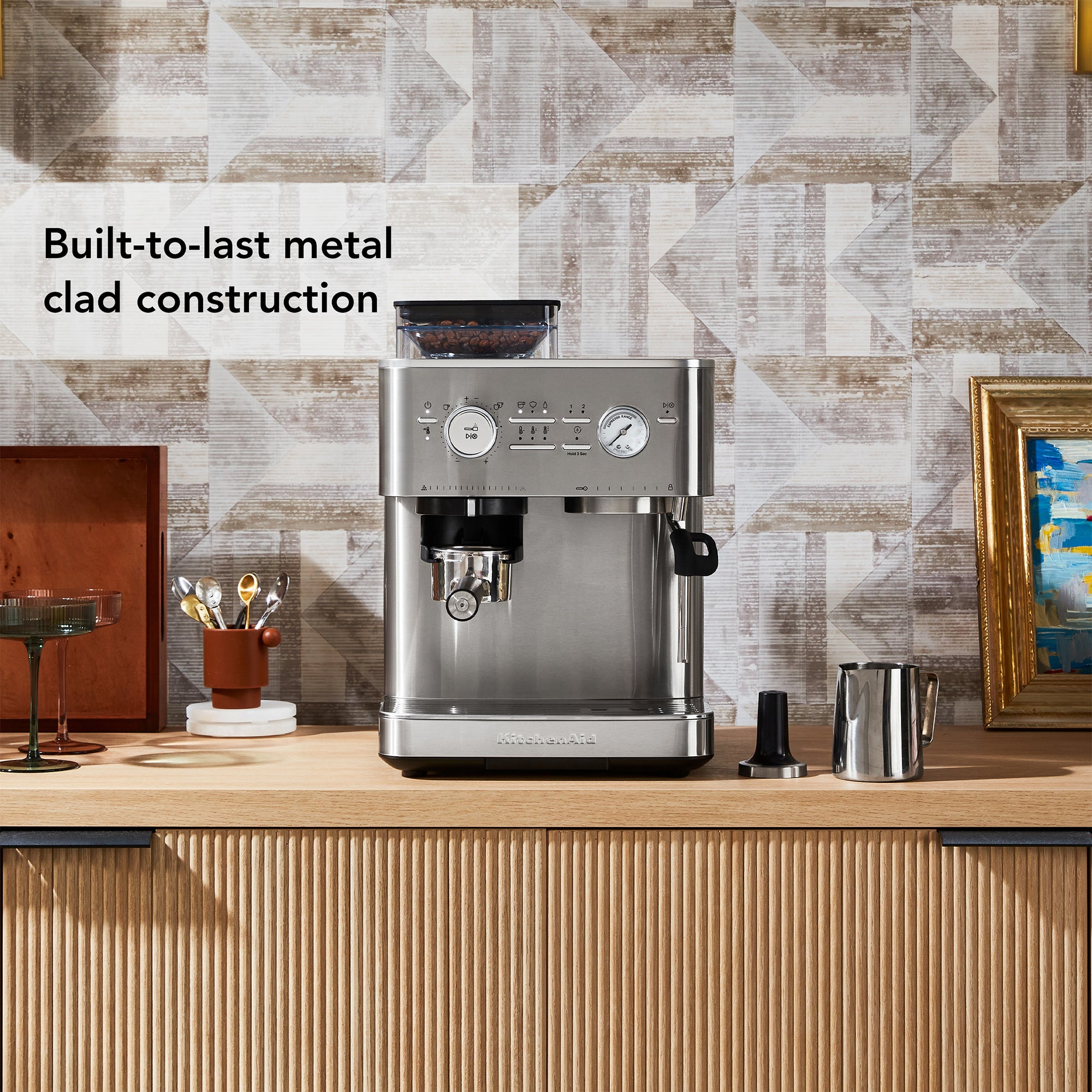 KitchenAid KitchenAid 5KES6551 Semi Automatic Espresso Machine with Burr Grinder – additional product image