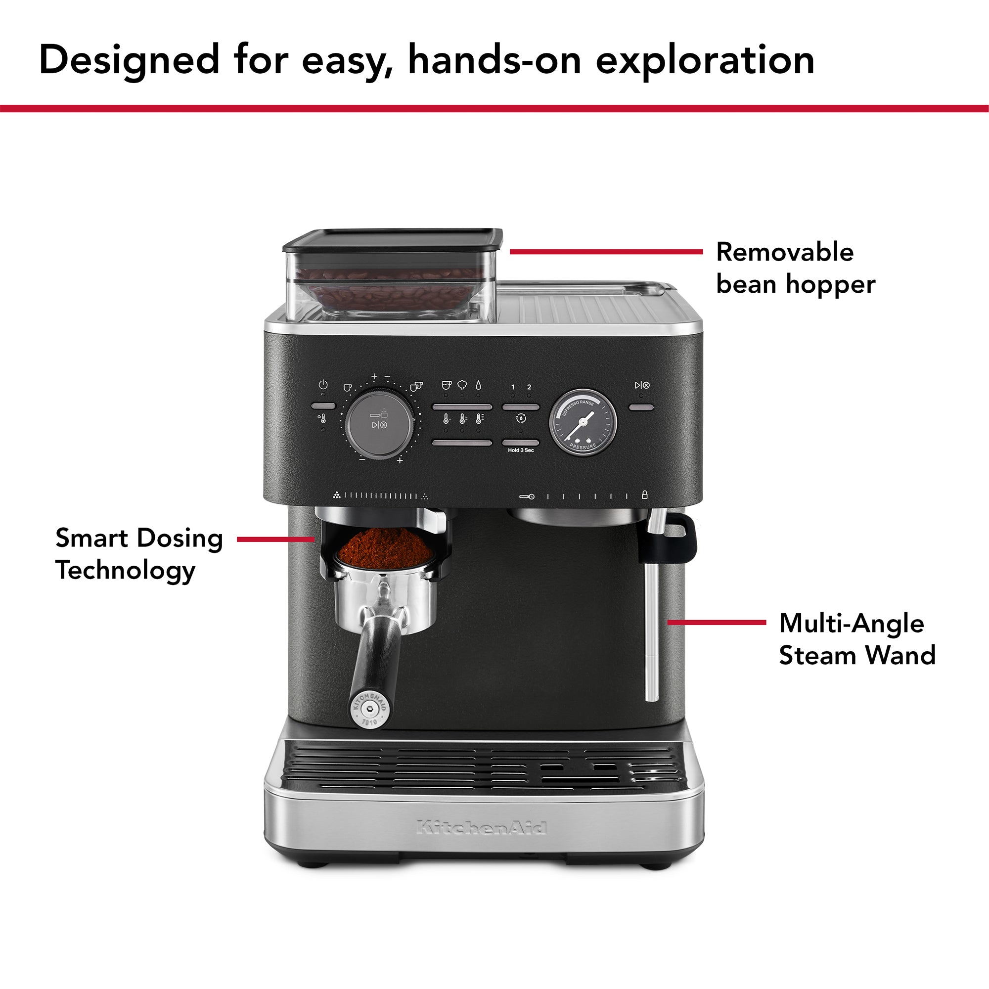 KitchenAid KitchenAid 5KES6551 Semi Automatic Espresso Machine with Burr Grinder – additional product image