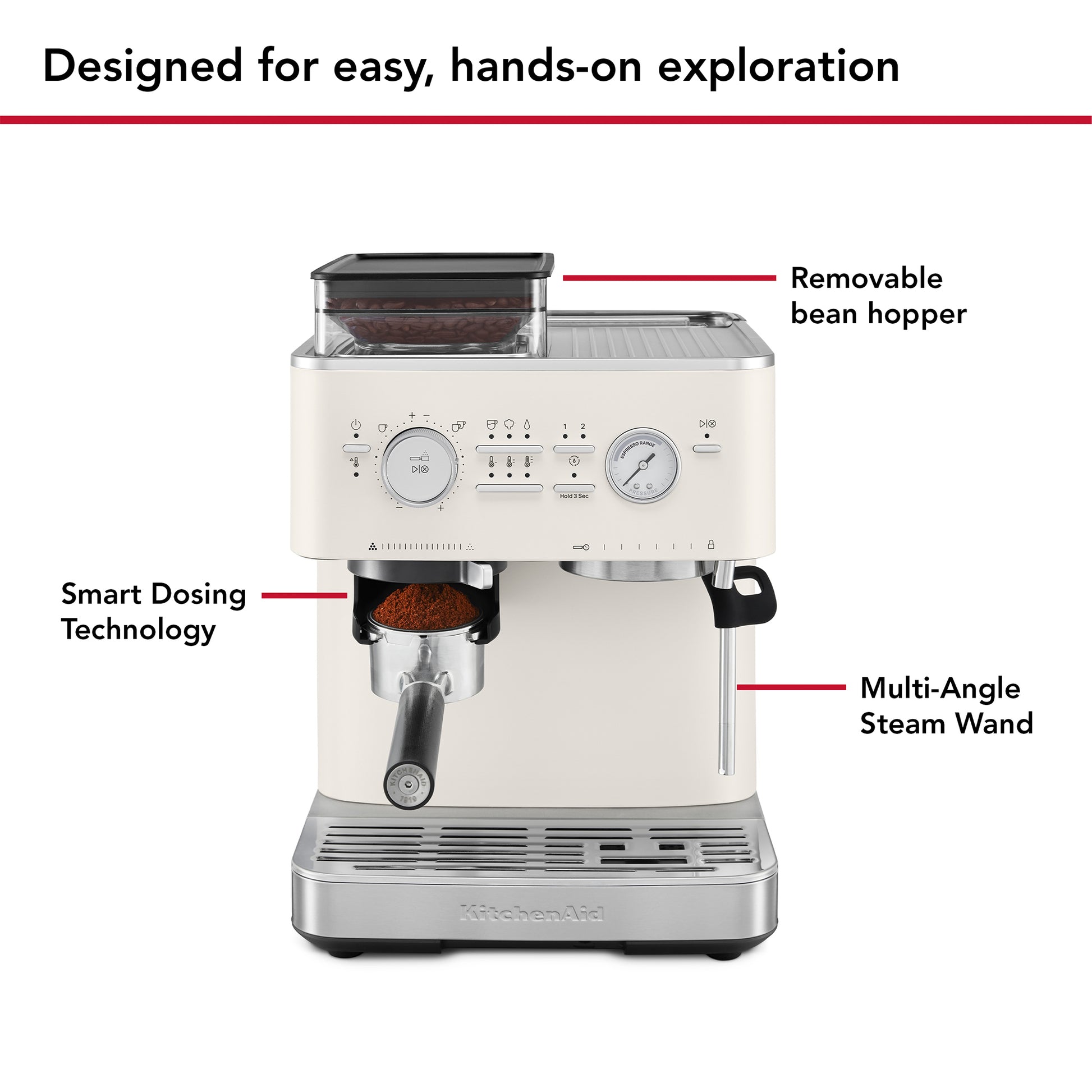 KitchenAid KitchenAid 5KES6551 Semi Automatic Espresso Machine with Burr Grinder – additional product image
