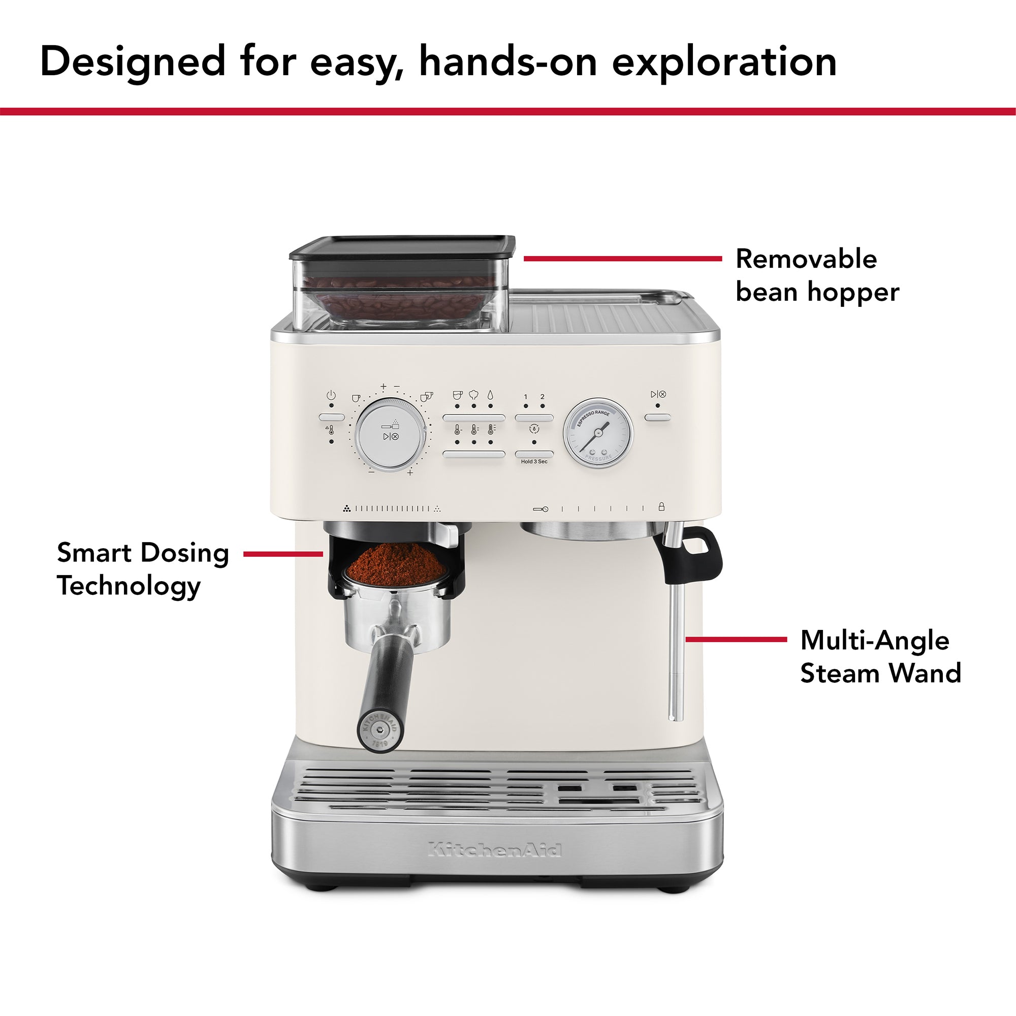 KitchenAid KitchenAid 5KES6551 Semi Automatic Espresso Machine with Burr Grinder – additional product image