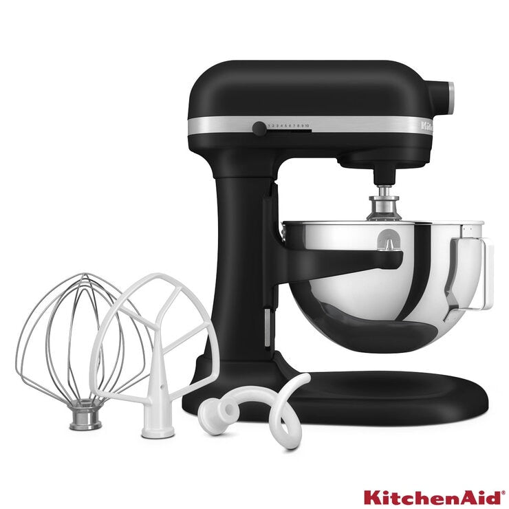 KitchenAid KitchenAid 5KSM55SXX 5.2L Heavy Duty Bowl-Lift Stand Mixer – Onyx black – 5KSM55SXXBOB – main product image