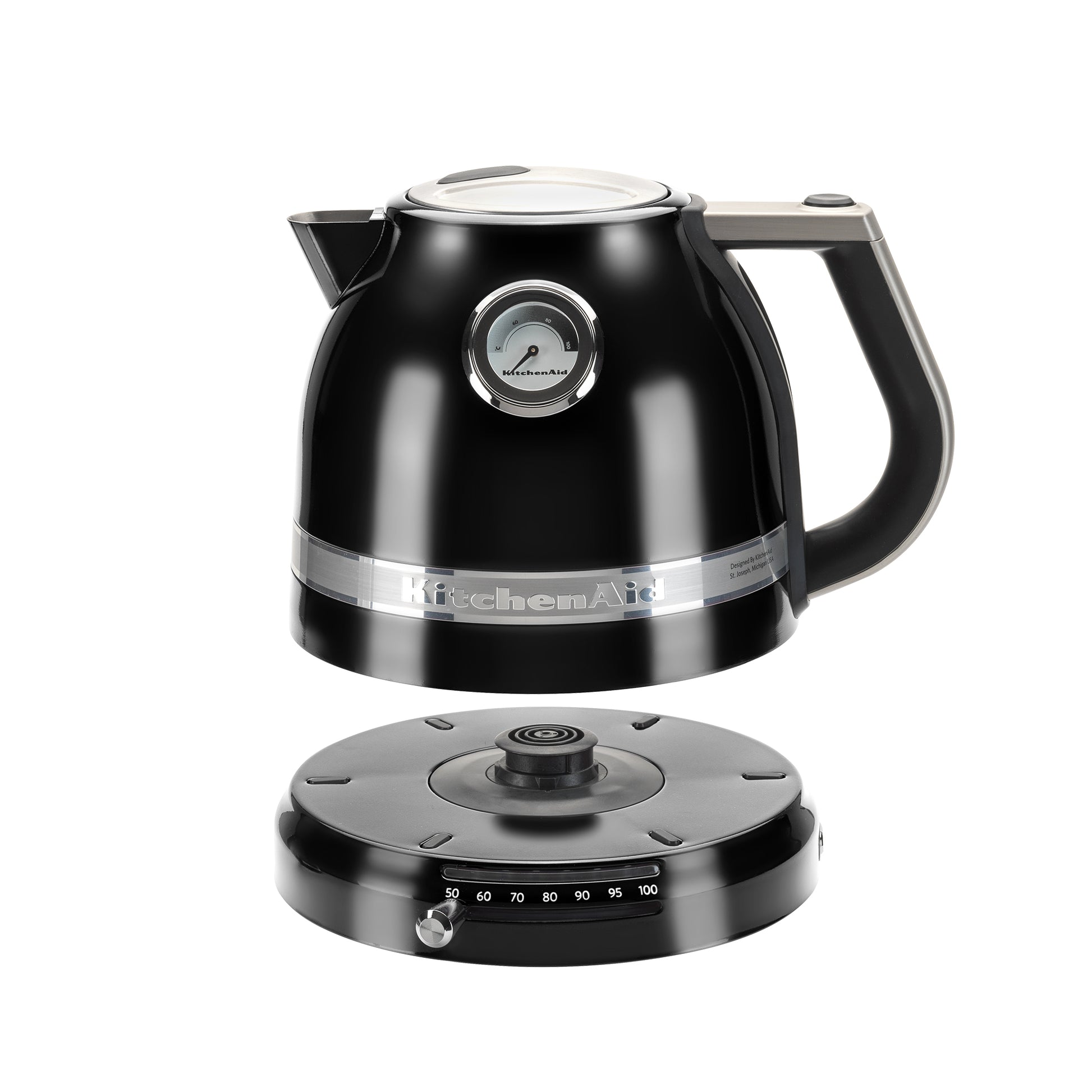 KitchenAid KitchenAid 5KEK1522 Variable Temperature Kettle 1.5L Artisan – Onyx Black – 5KEK1522BOB – main product image