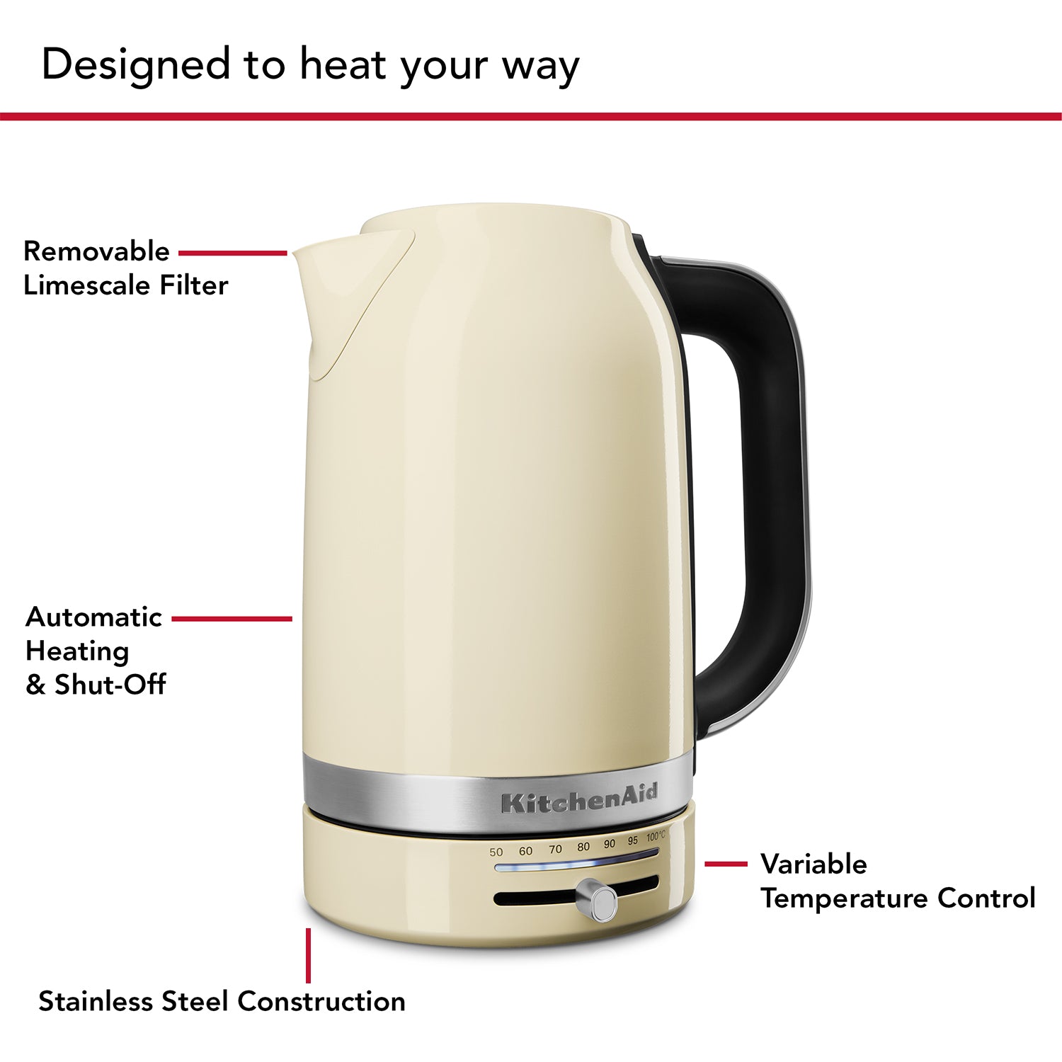 KitchenAid KitchenAid 5KEK1701 Variable Temperature Kettle 1.7L – additional product image
