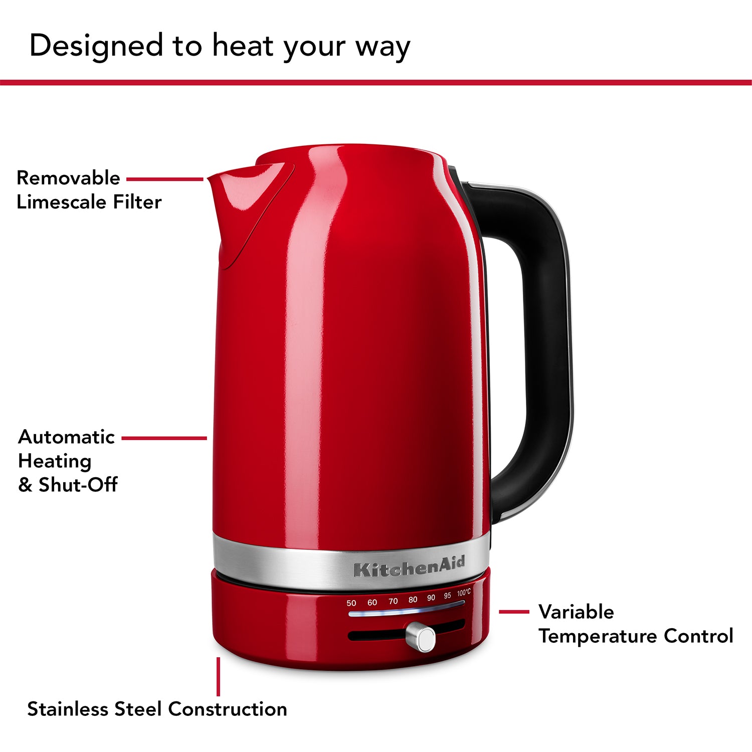 KitchenAid KitchenAid 5KEK1701 Variable Temperature Kettle 1.7L – additional product image