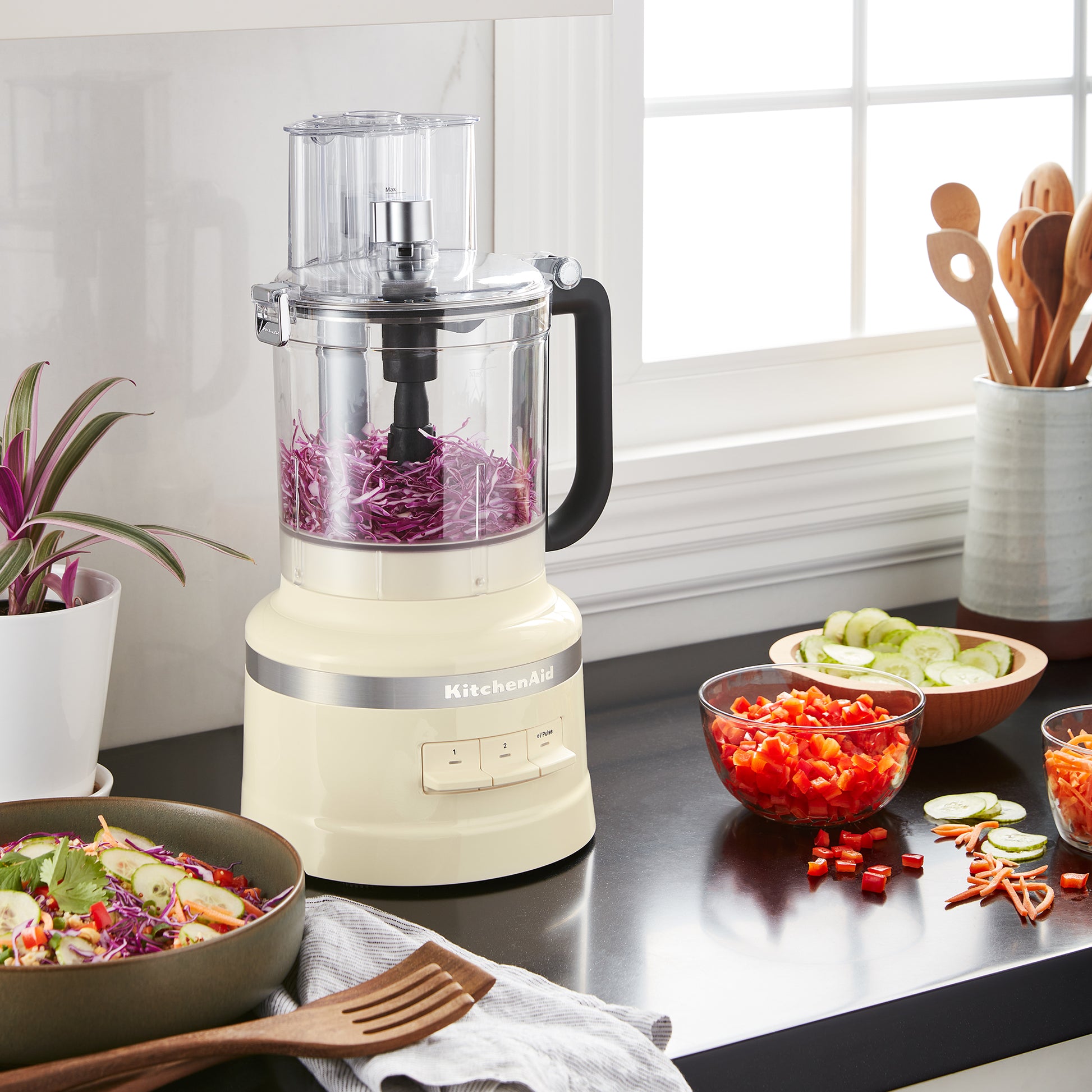 KitchenAid KitchenAid 5KFP1319 Food Processor 3.1L – Almond Cream – 5KFP1319BAC – main product image