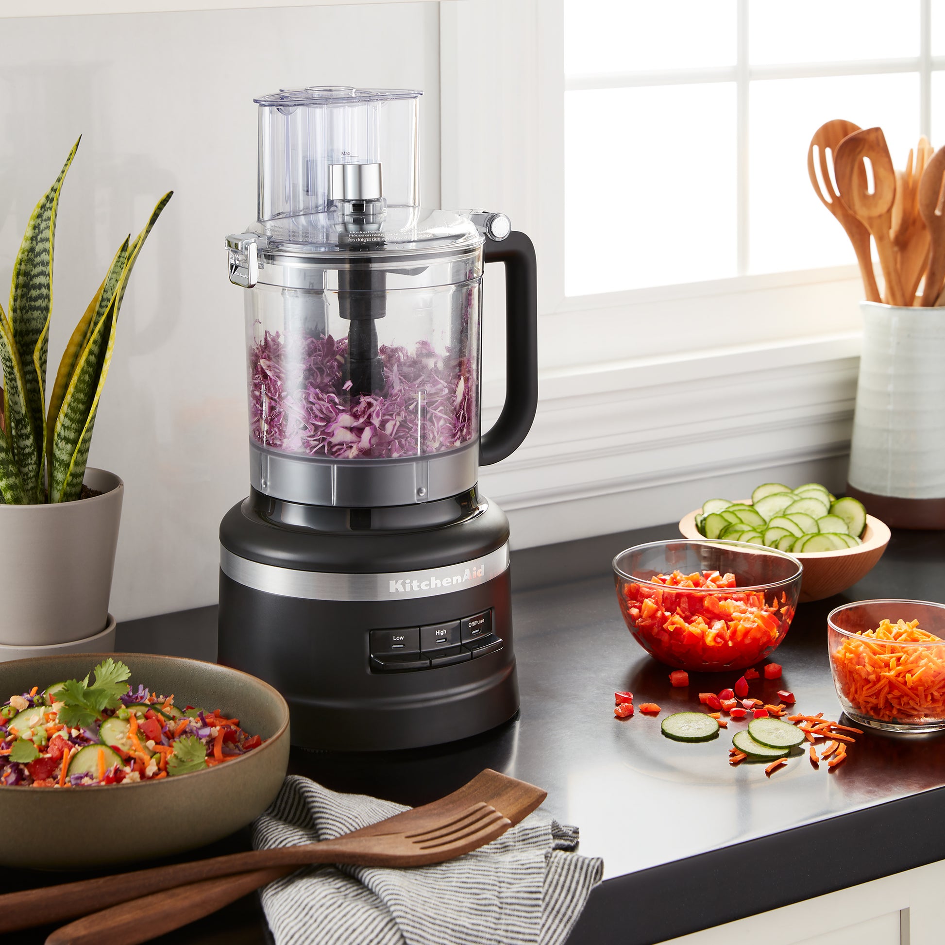 KitchenAid KitchenAid 5KFP1319 Food Processor 3.1L – Matte Black – 5KFP1319BBM – main product image