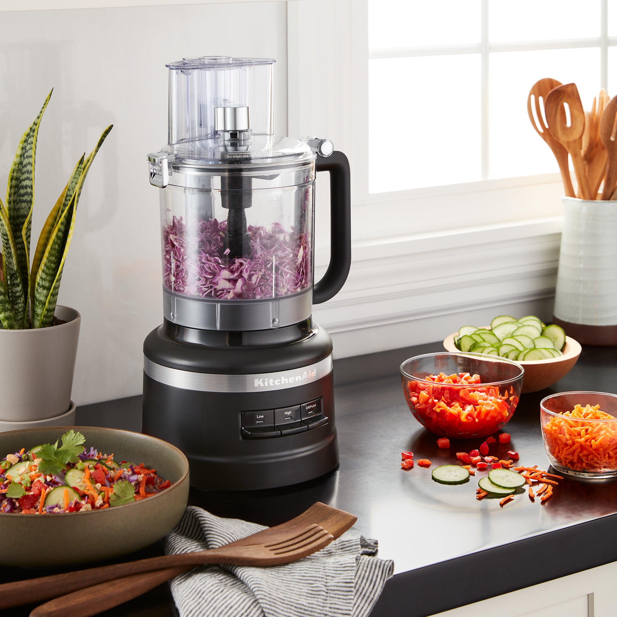 KitchenAid KitchenAid 5KFP1319 Food Processor 3.1L – Matte Black – 5KFP1319BBM – main product image