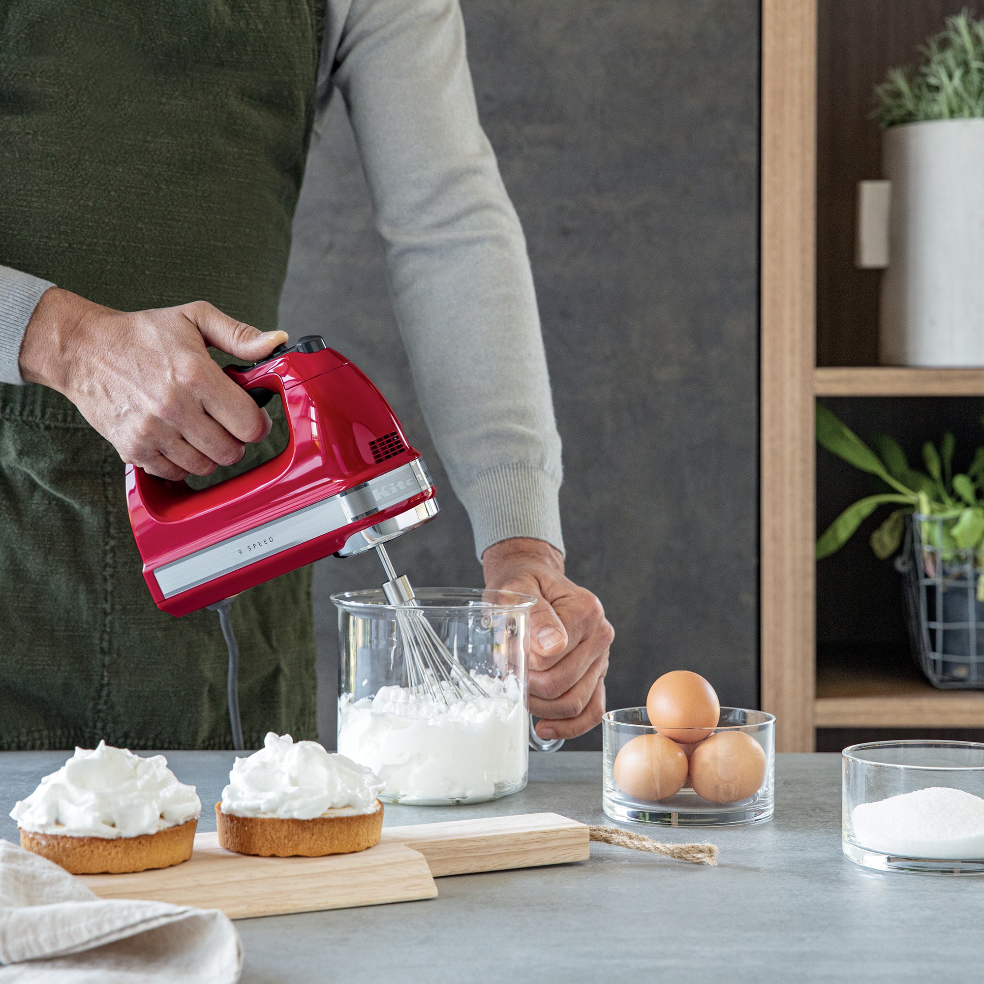 KitchenAid KitchenAid 5KHM9212 Hand Mixer 9 Speed – Empire Red – 5KHM9212BER – main product image