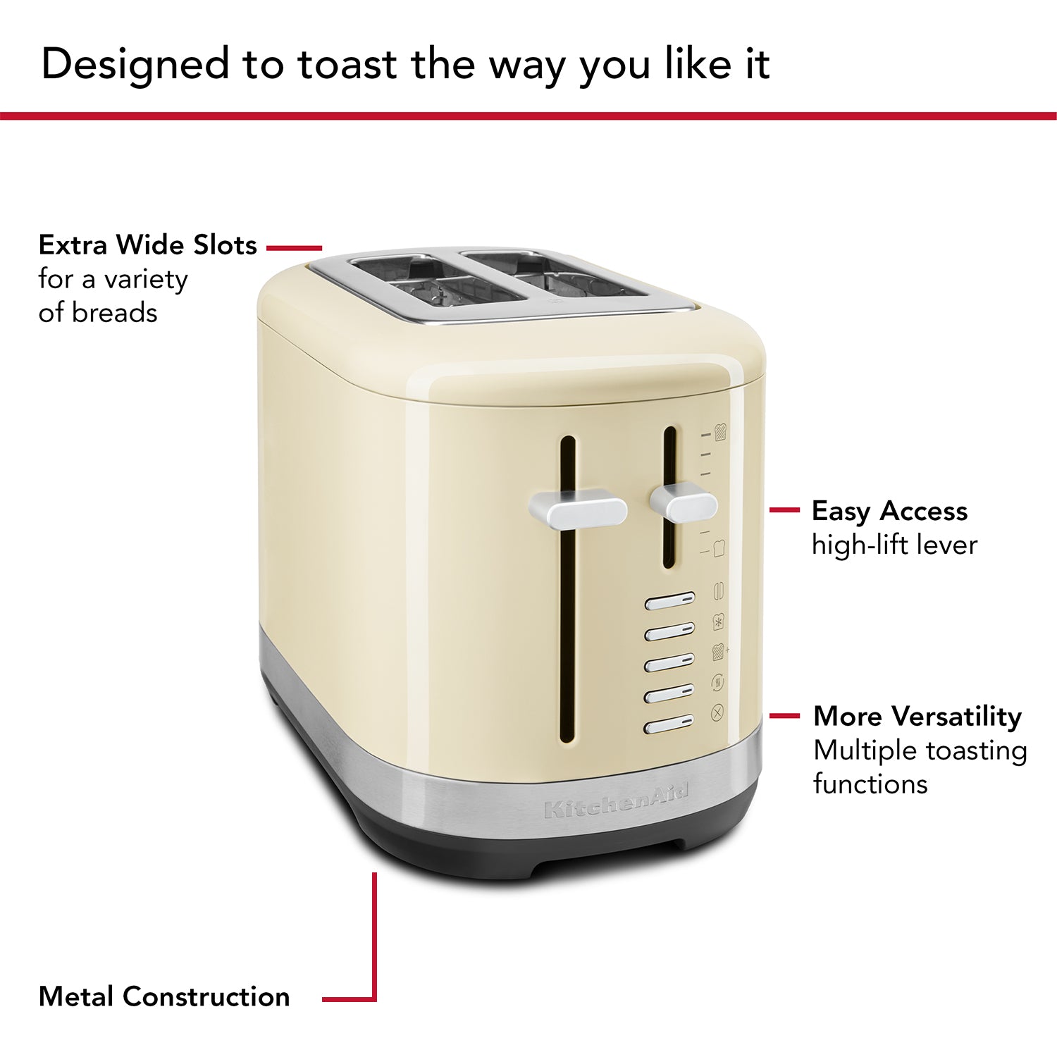 KitchenAid KitchenAid 5KMT2109 Toaster 2 Slice – additional product image