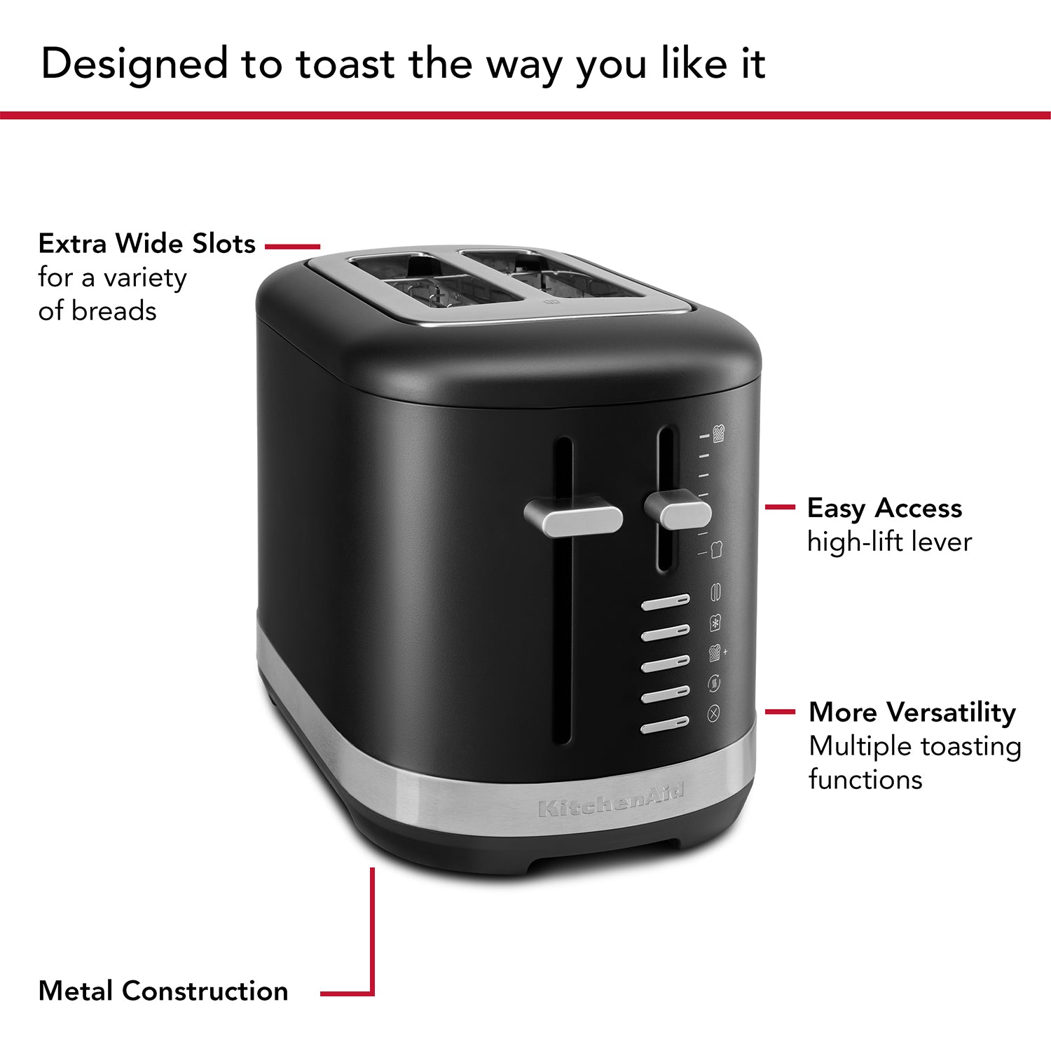 KitchenAid KitchenAid 5KMT2109 Toaster 2 Slice – additional product image