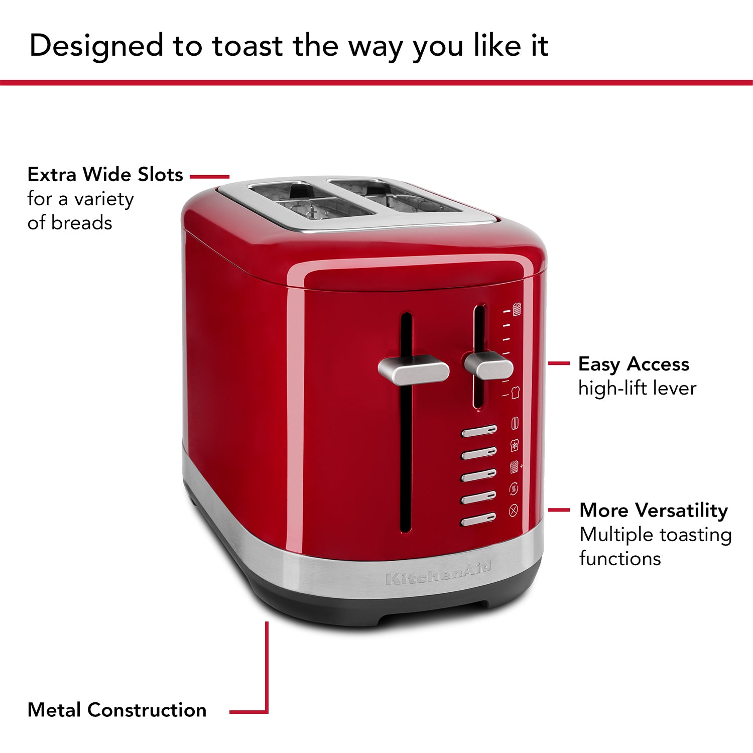 KitchenAid KitchenAid 5KMT2109 Toaster 2 Slice – additional product image
