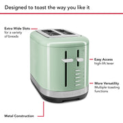 KitchenAid KitchenAid 5KMT2109 Toaster 2 Slice – Pistachio – 5KMT2109BPT – main product image
