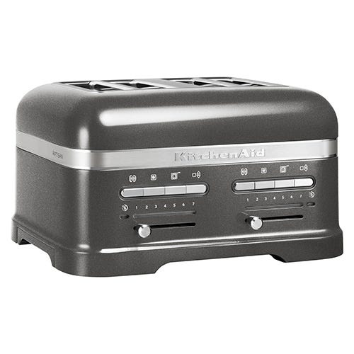 KitchenAid KitchenAid 5KMT4205 Toaster 4 Slice Artisan – Medallion Silver – 5KMT4205BMS – main product image