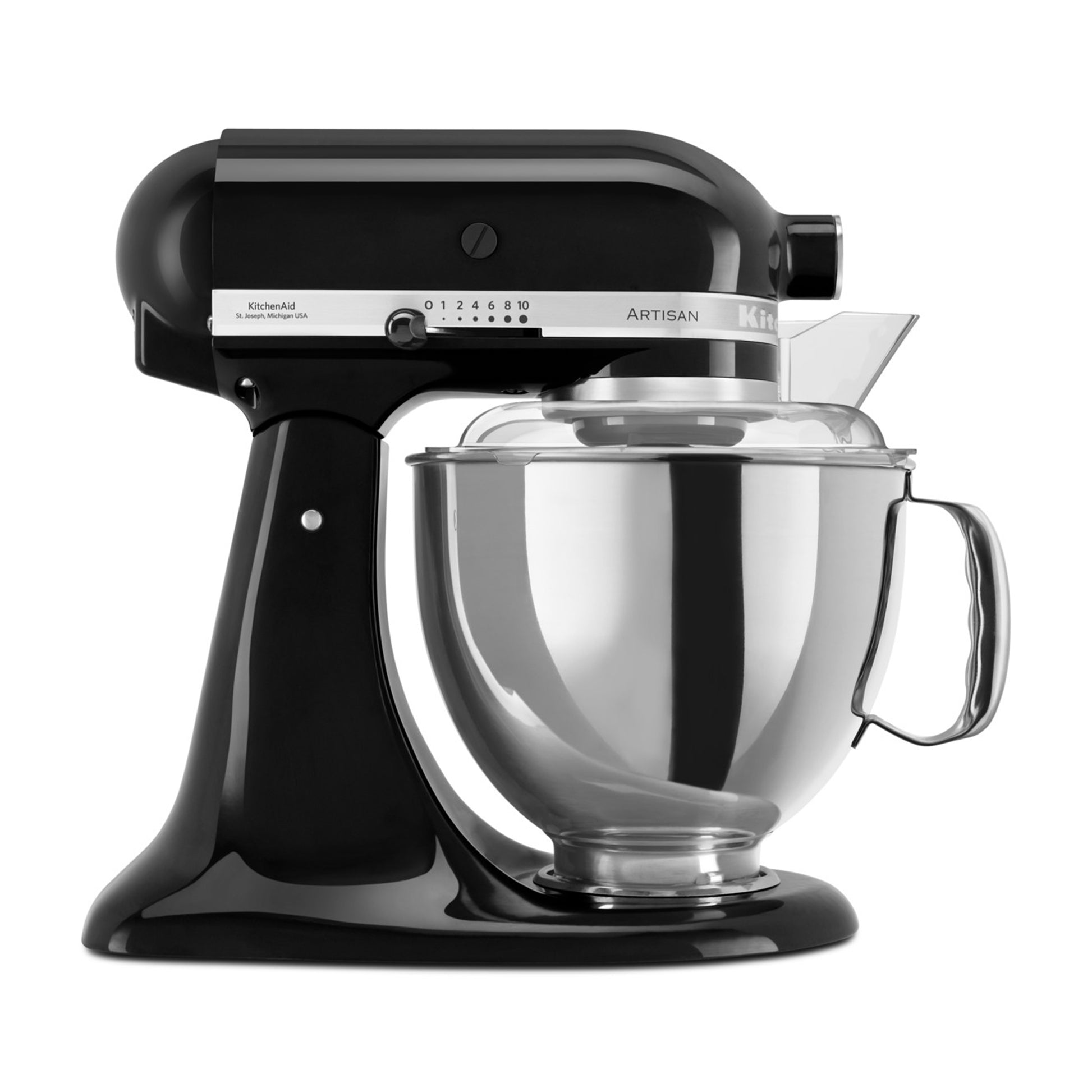 KitchenAid KitchenAid 5KSM175 4.8L Artisan Tilt-Head Stand Mixer with Extra Accessories – Onyx black – 5KSM175PSBOB – main product image