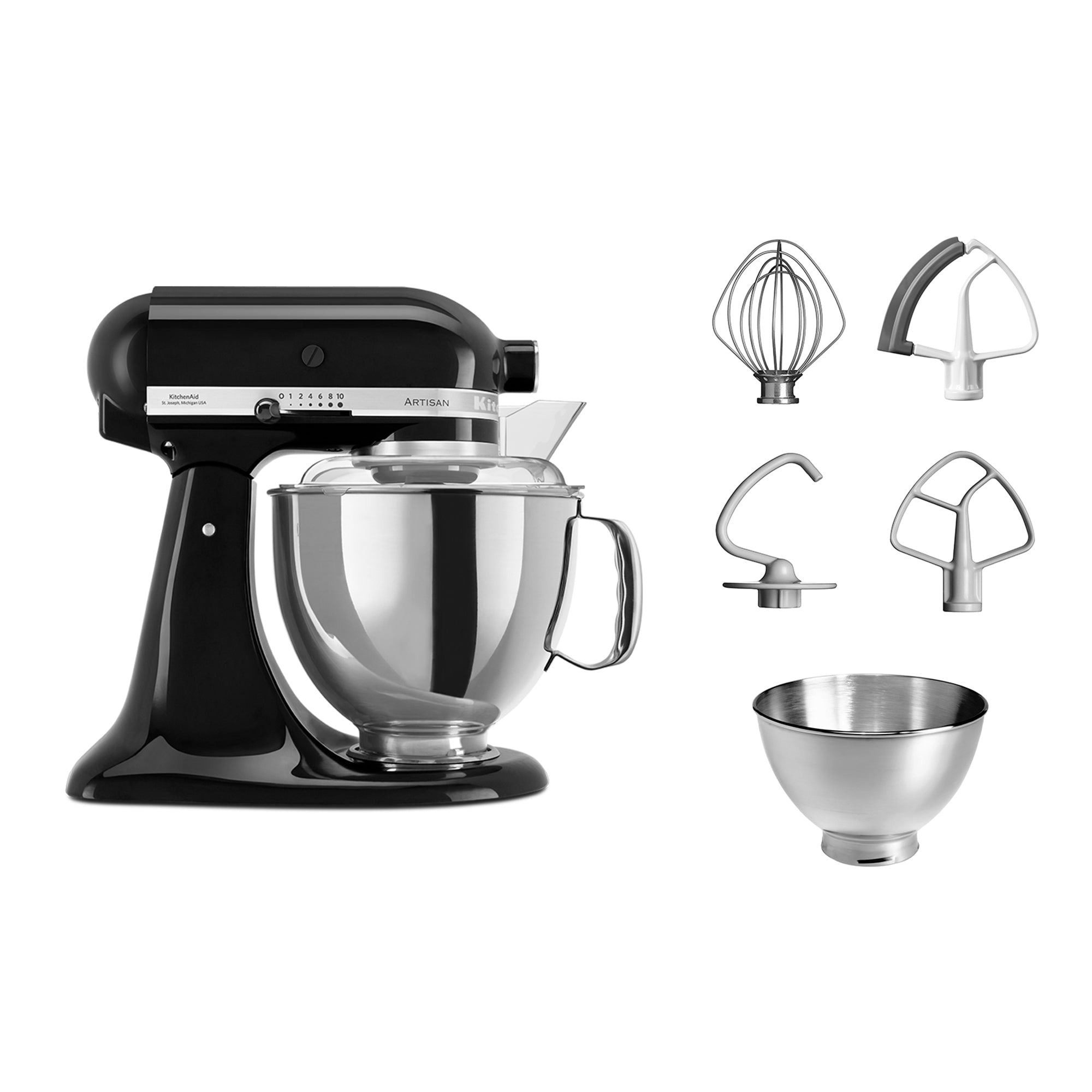 KitchenAid KitchenAid 5KSM175 4.8L Artisan Tilt-Head Stand Mixer with Extra Accessories – additional product image
