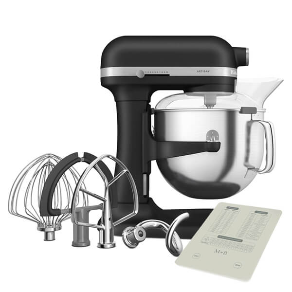 KitchenAid KitchenAid 5KSM70SHX 6.6L Artisan Bowl-Lift Stand Mixer – Cast iron black – 5KSM70SHXBCI – main product image