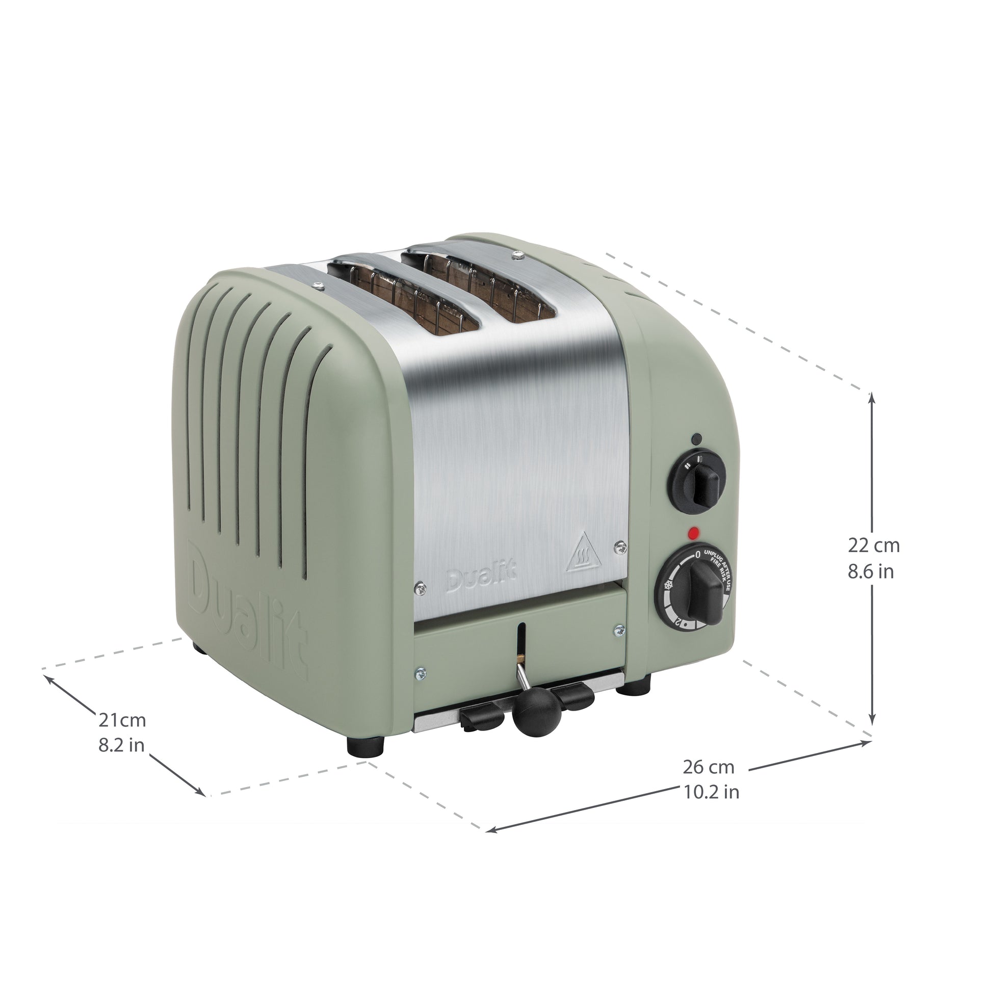 Dualit DLT-NEWGEN-2S 2 Slice NewGen Classic Toaster - 20461