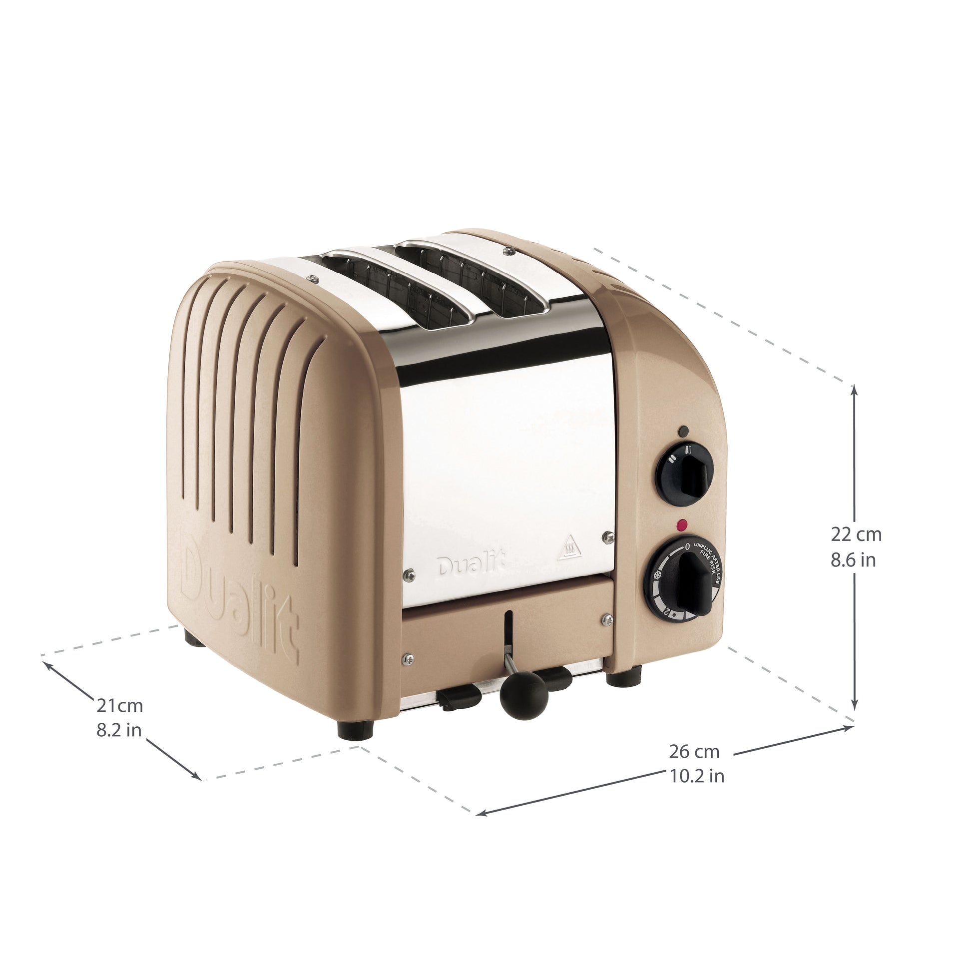 Dualit DLT-NEWGEN-2S 2 Slice NewGen Classic Toaster - 20462