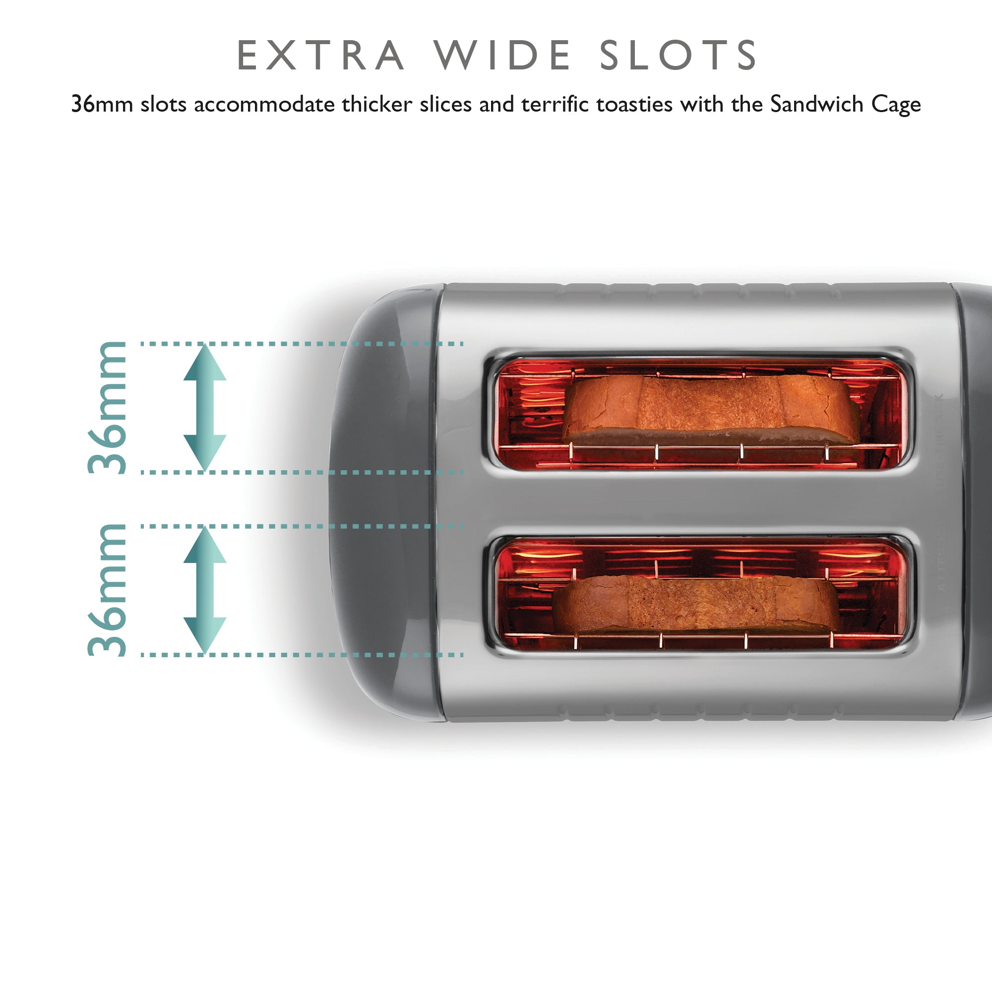 Dualit DLT-LITE-2S 2 Slice Lite Toaster - 26204