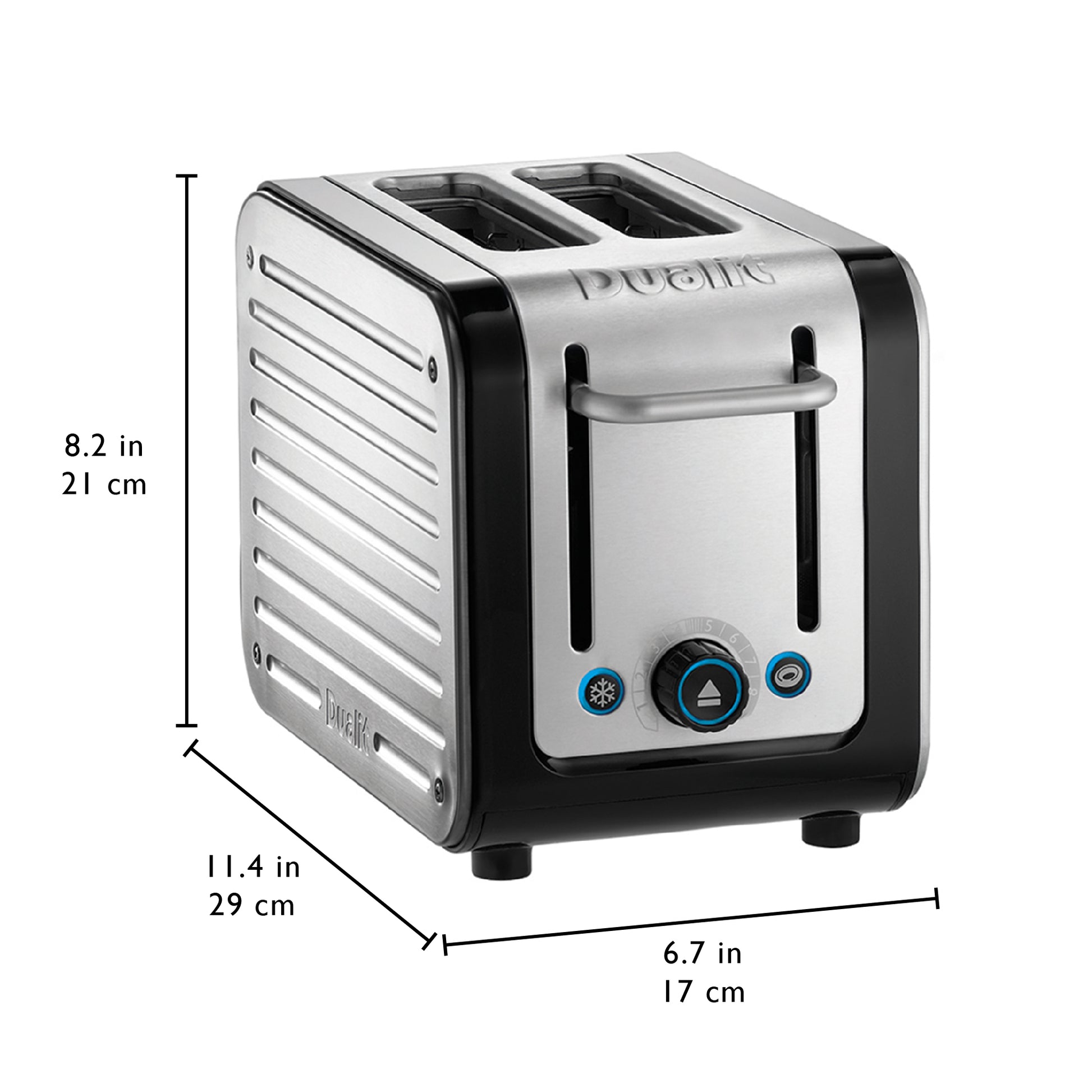 Dualit DLT-ARCHITECT-2S Architect 2 Slice Toaster - 26505