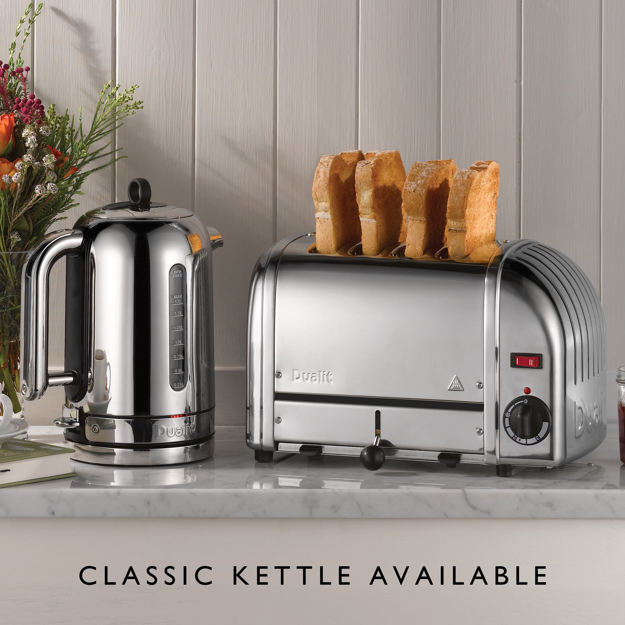 Dualit 40352 Vario 4 Slot Toaster Polished - 40352