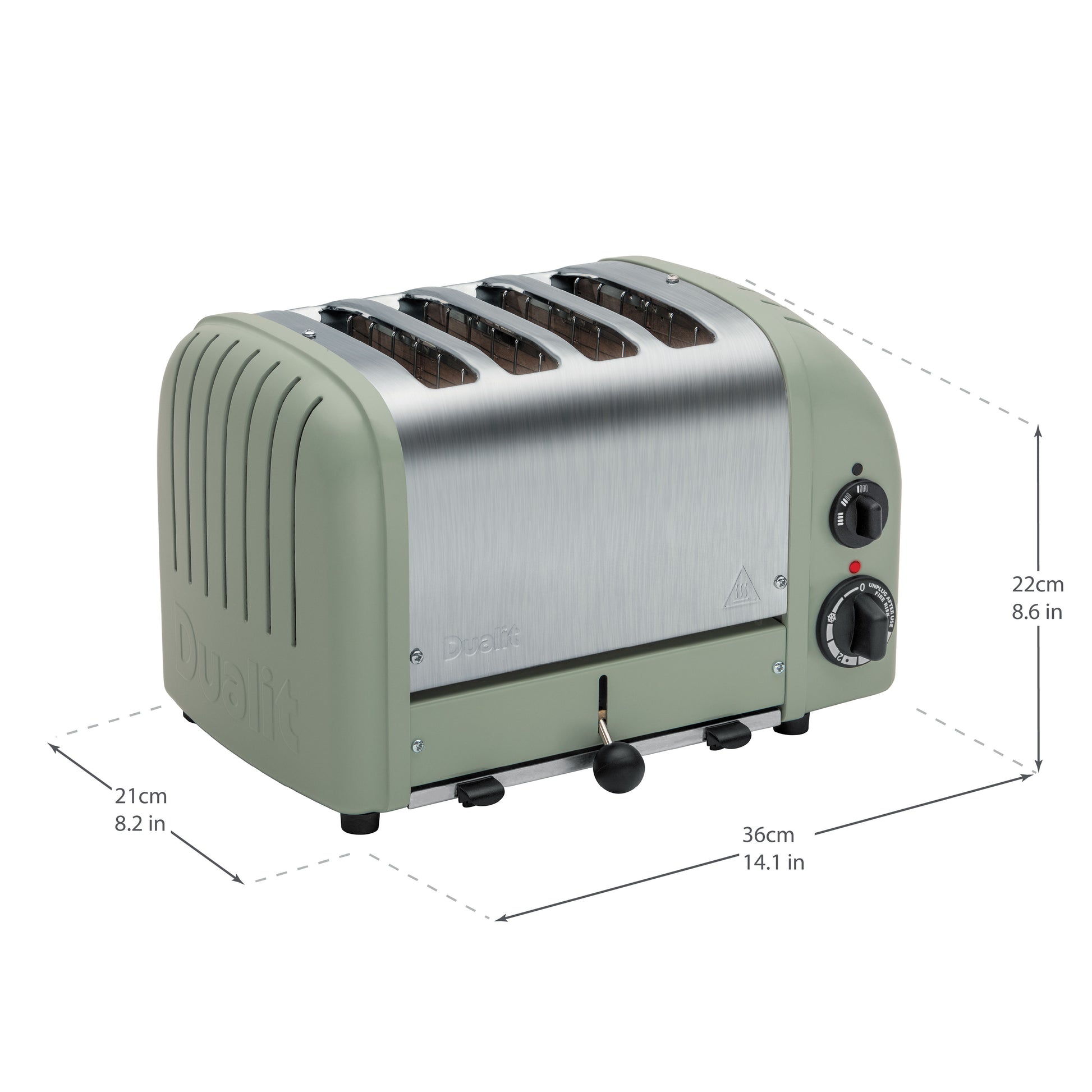 Dualit DLT-NEWGEN-4S 4 Slice NewGen Classic Toaster - 40578