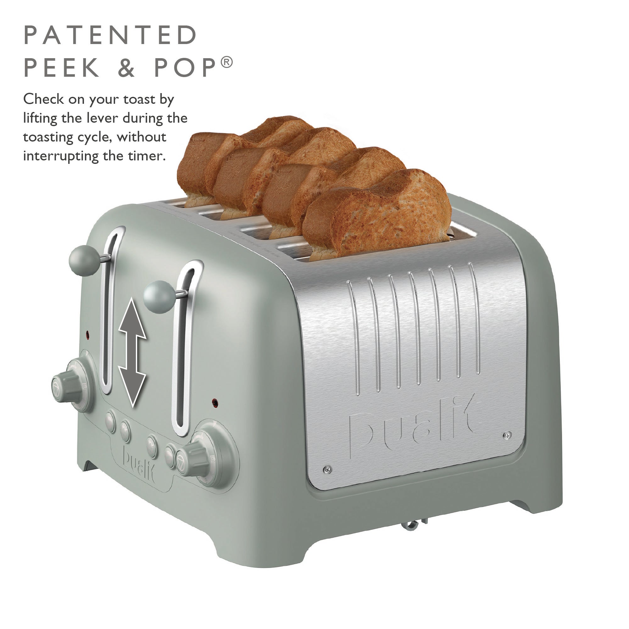 Dualit DLT-LITE-4S 4 Slice Lite Toaster - 46220