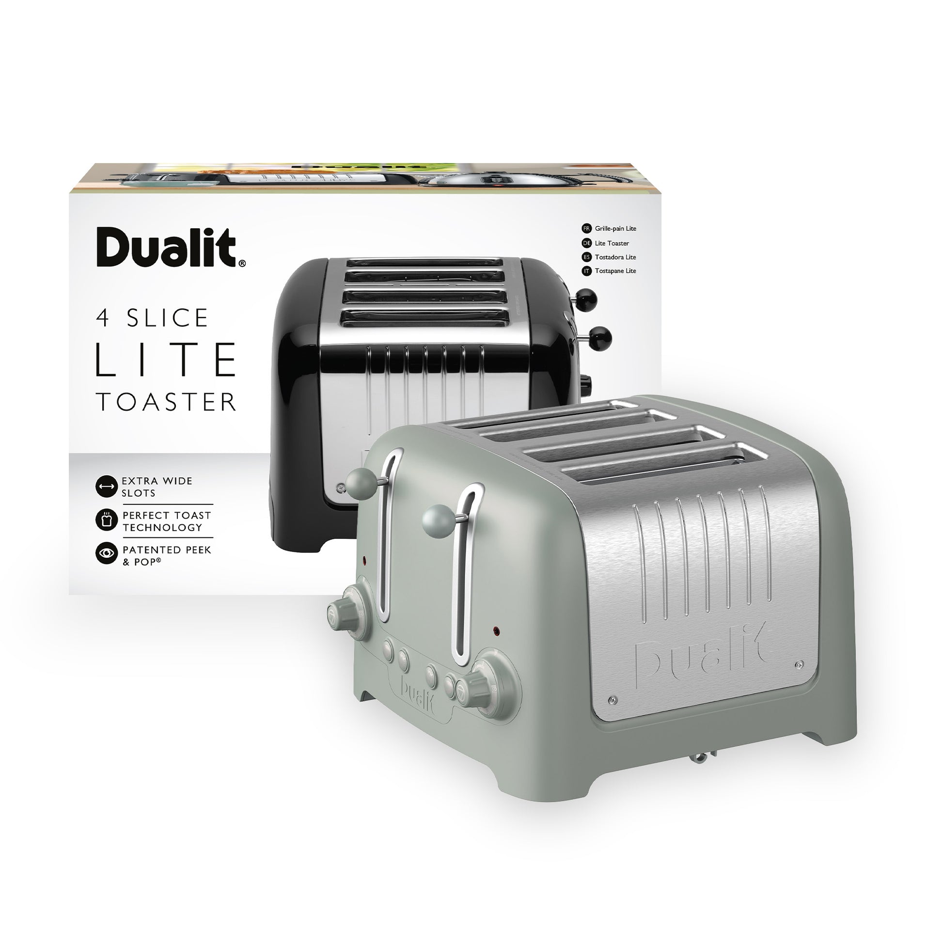 Dualit DLT-LITE-4S 4 Slice Lite Toaster - 46220