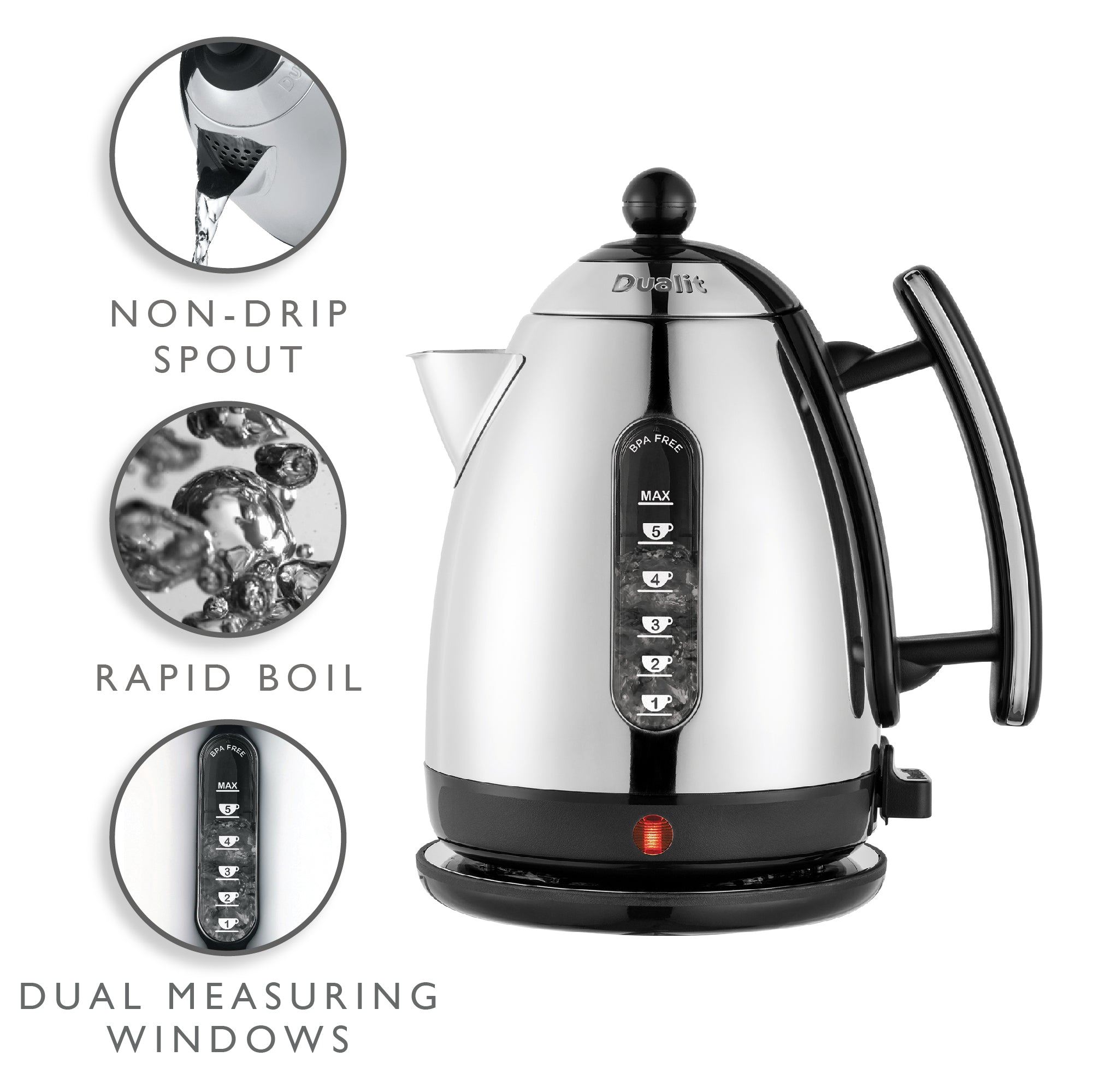 Dualit DLT-LITE-KETTLE Lite Jug Kettle - 72000