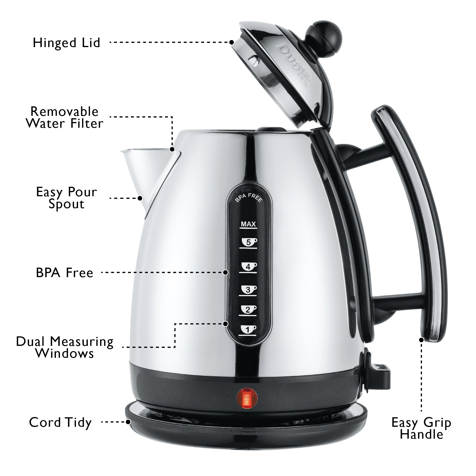 Dualit DLT-LITE-KETTLE Lite Jug Kettle - 72000