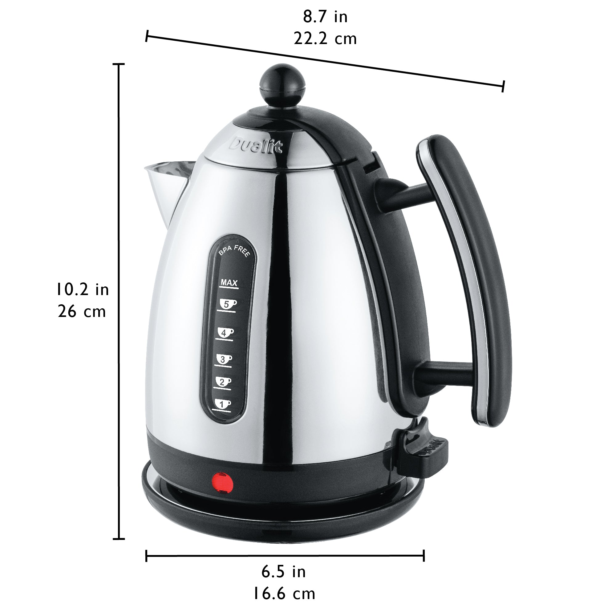 Dualit DLT-LITE-KETTLE Lite Jug Kettle - 72000