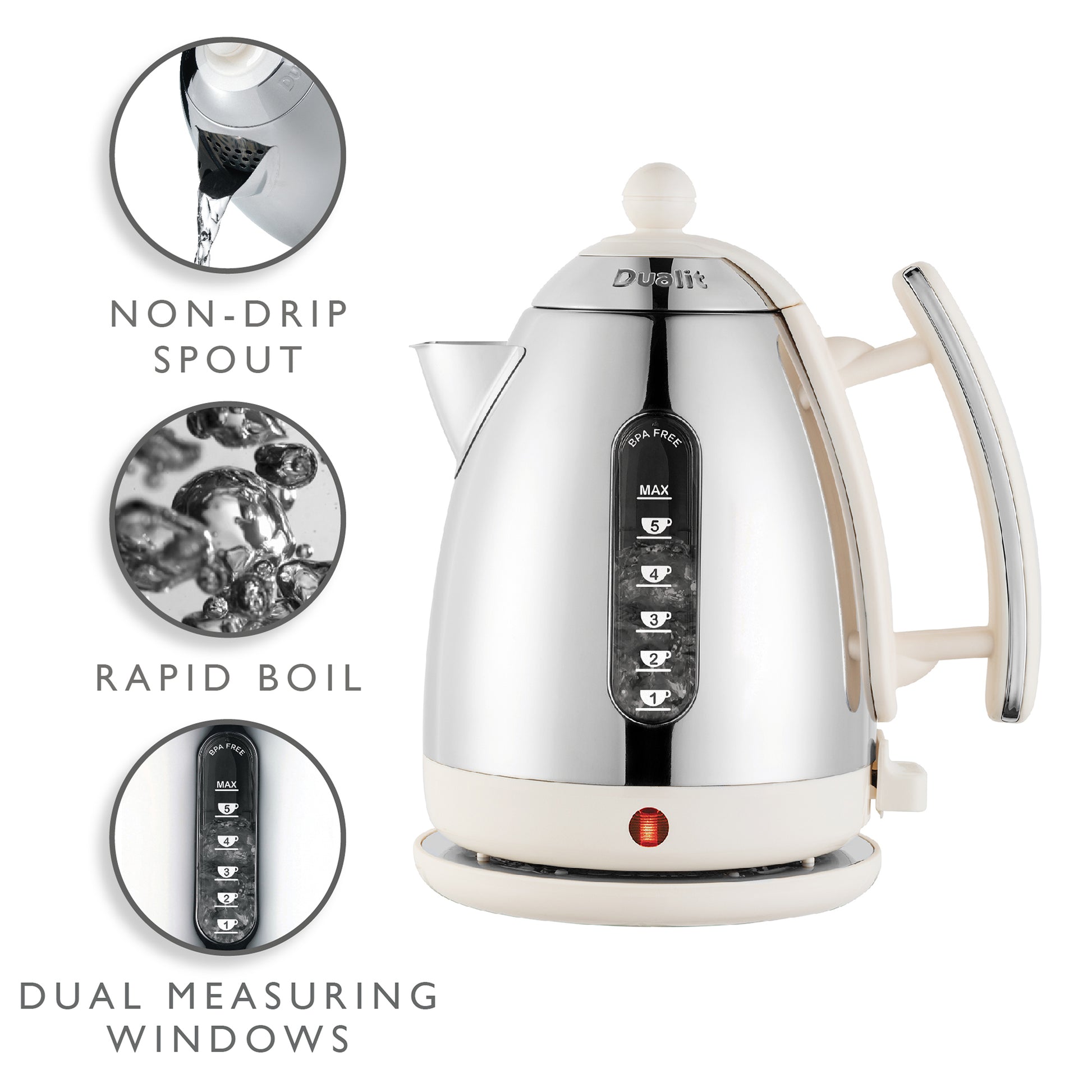 Dualit DLT-LITE-KETTLE Lite Jug Kettle - 72003