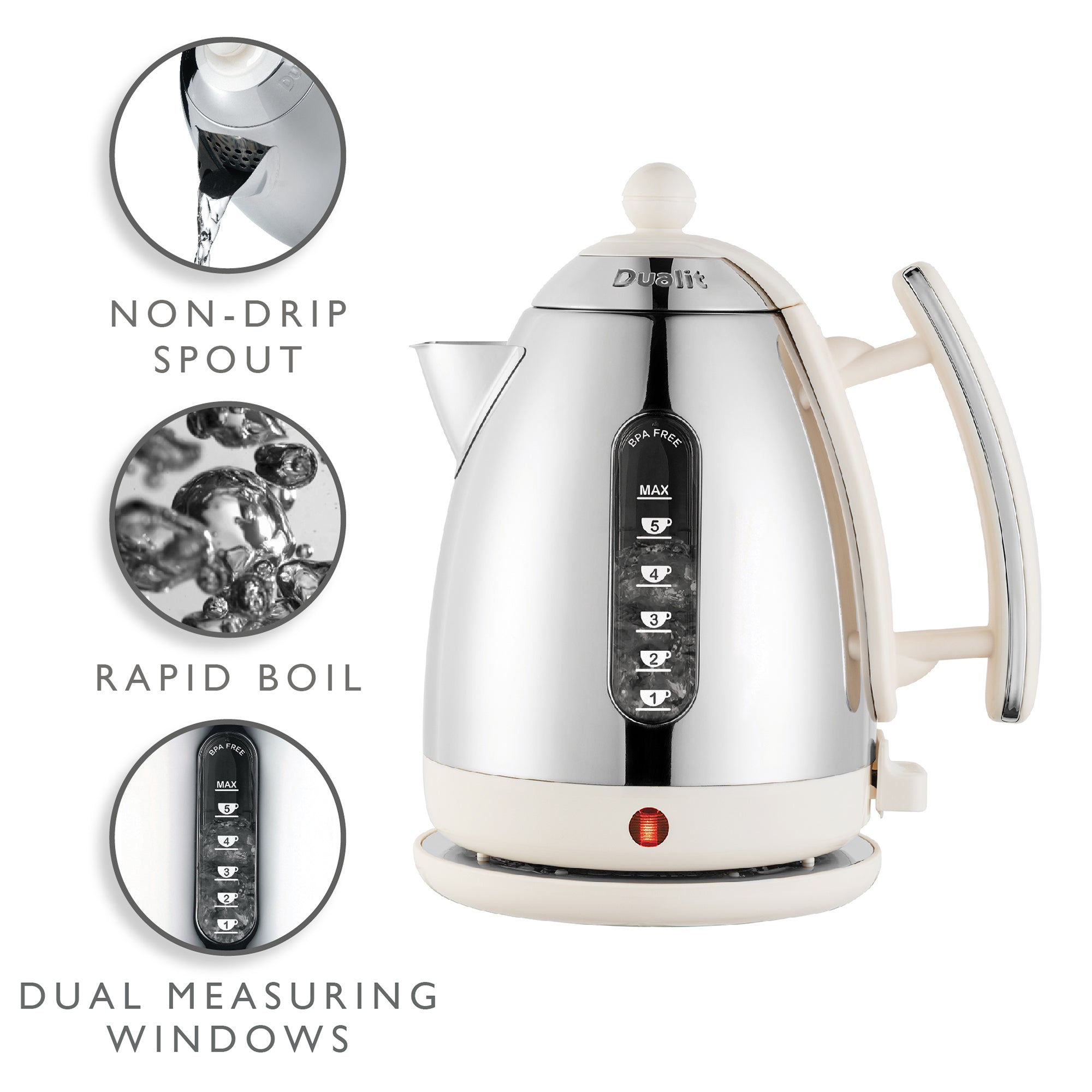Dualit DLT-LITE-KETTLE Lite Jug Kettle - 72003