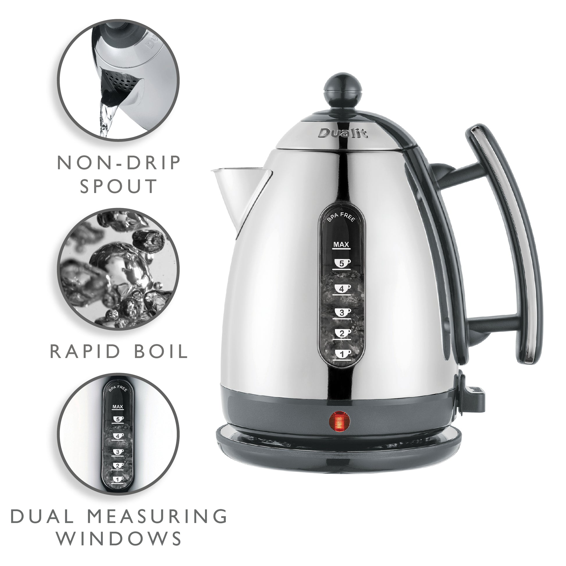Dualit DLT-LITE-KETTLE Lite Jug Kettle - 72006
