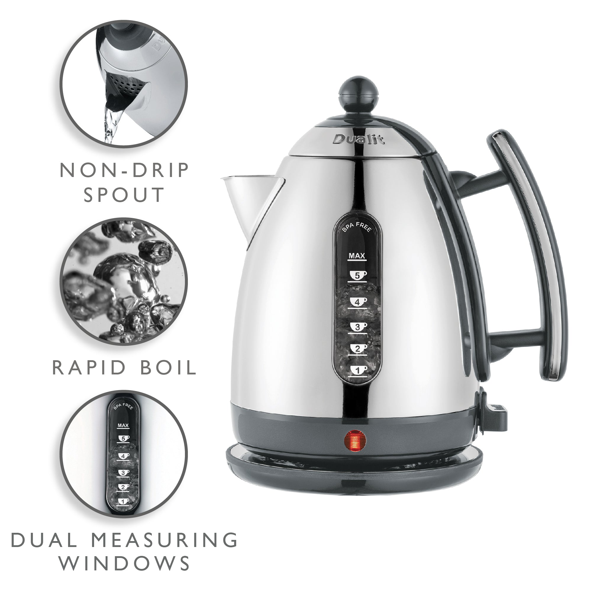 Dualit DLT-LITE-KETTLE Lite Jug Kettle - 72006