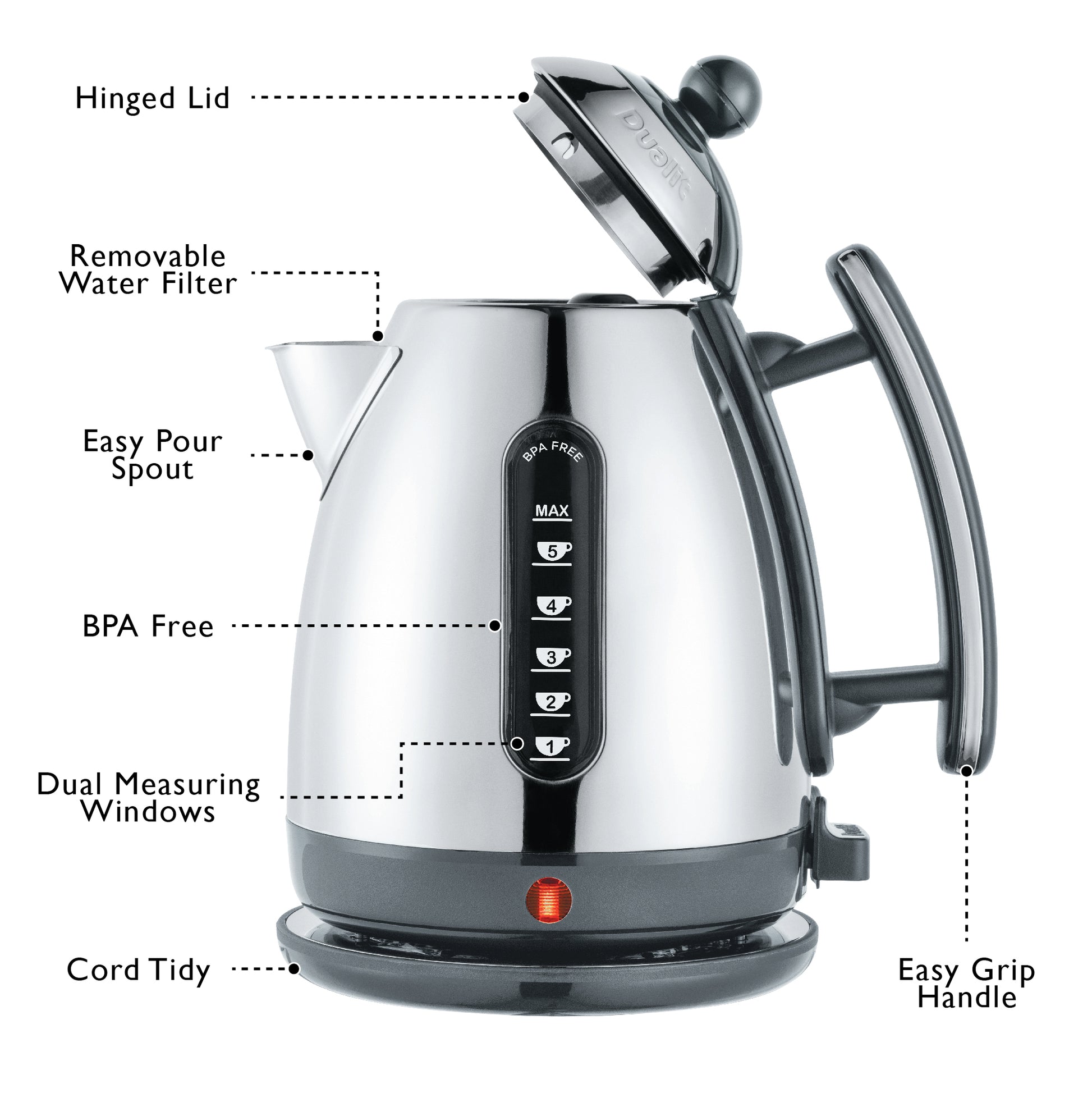 Dualit DLT-LITE-KETTLE Lite Jug Kettle - 72006