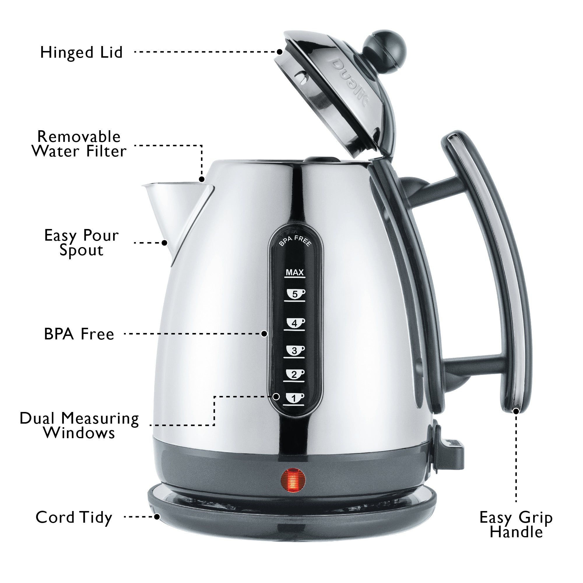Dualit DLT-LITE-KETTLE Lite Jug Kettle - 72006