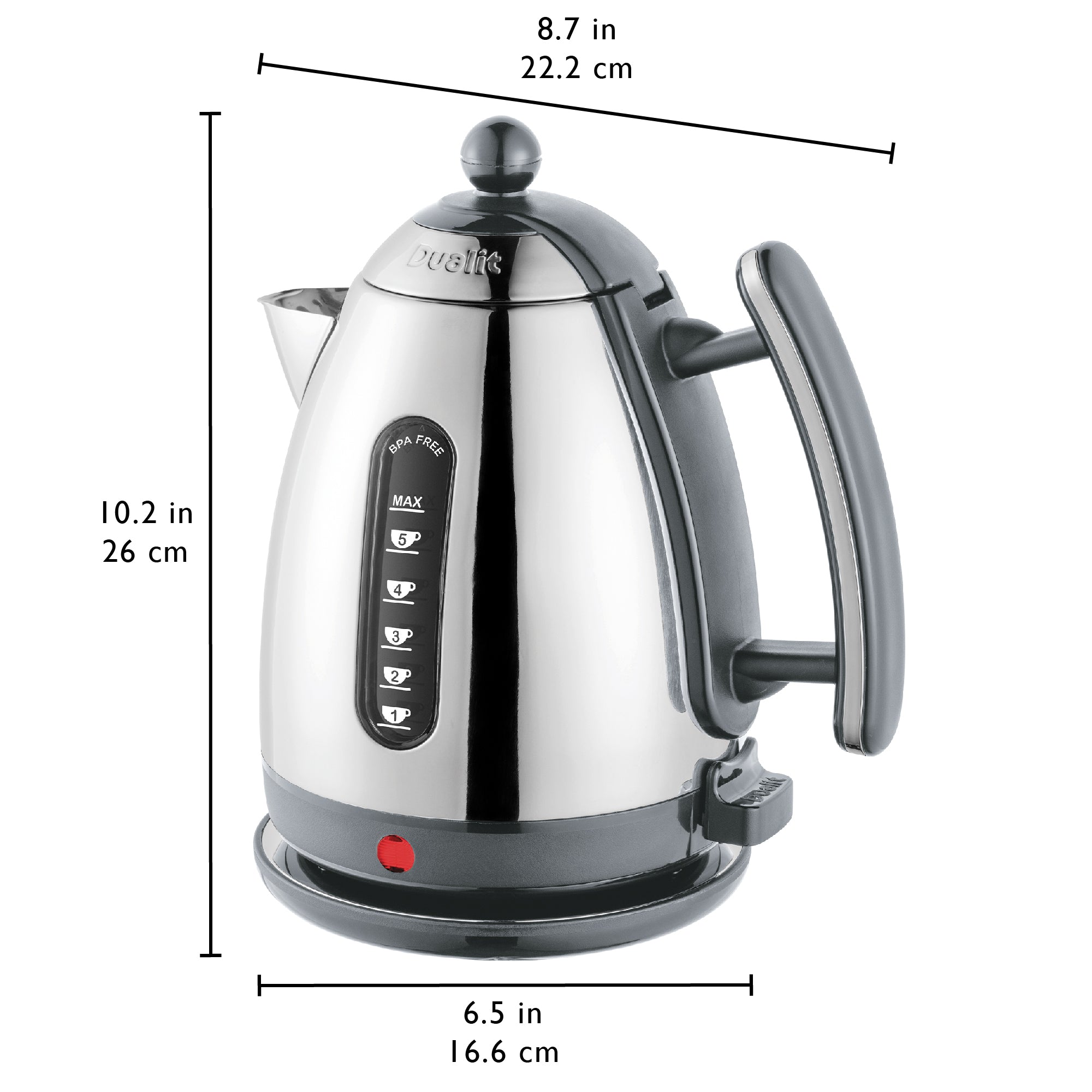 Dualit DLT-LITE-KETTLE Lite Jug Kettle - 72006