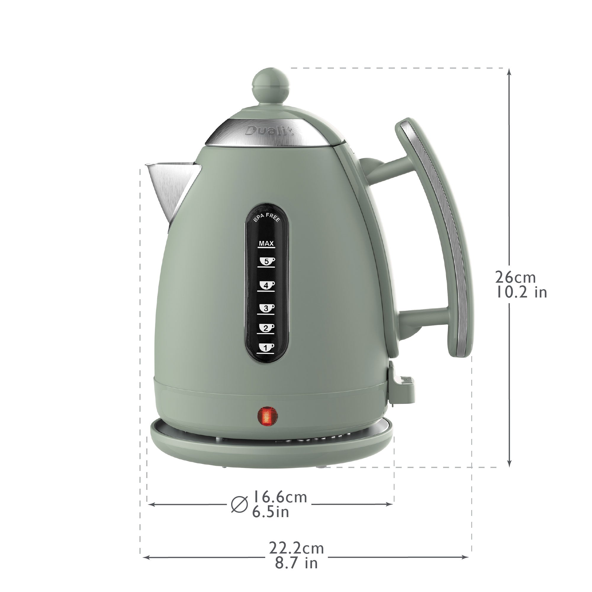 Dualit DLT-LITE-KETTLE Lite Jug Kettle - 72008