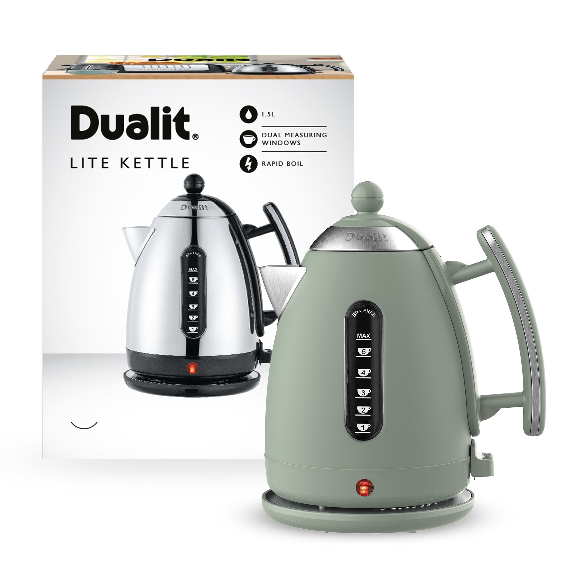 Dualit DLT-LITE-KETTLE Lite Jug Kettle - 72008
