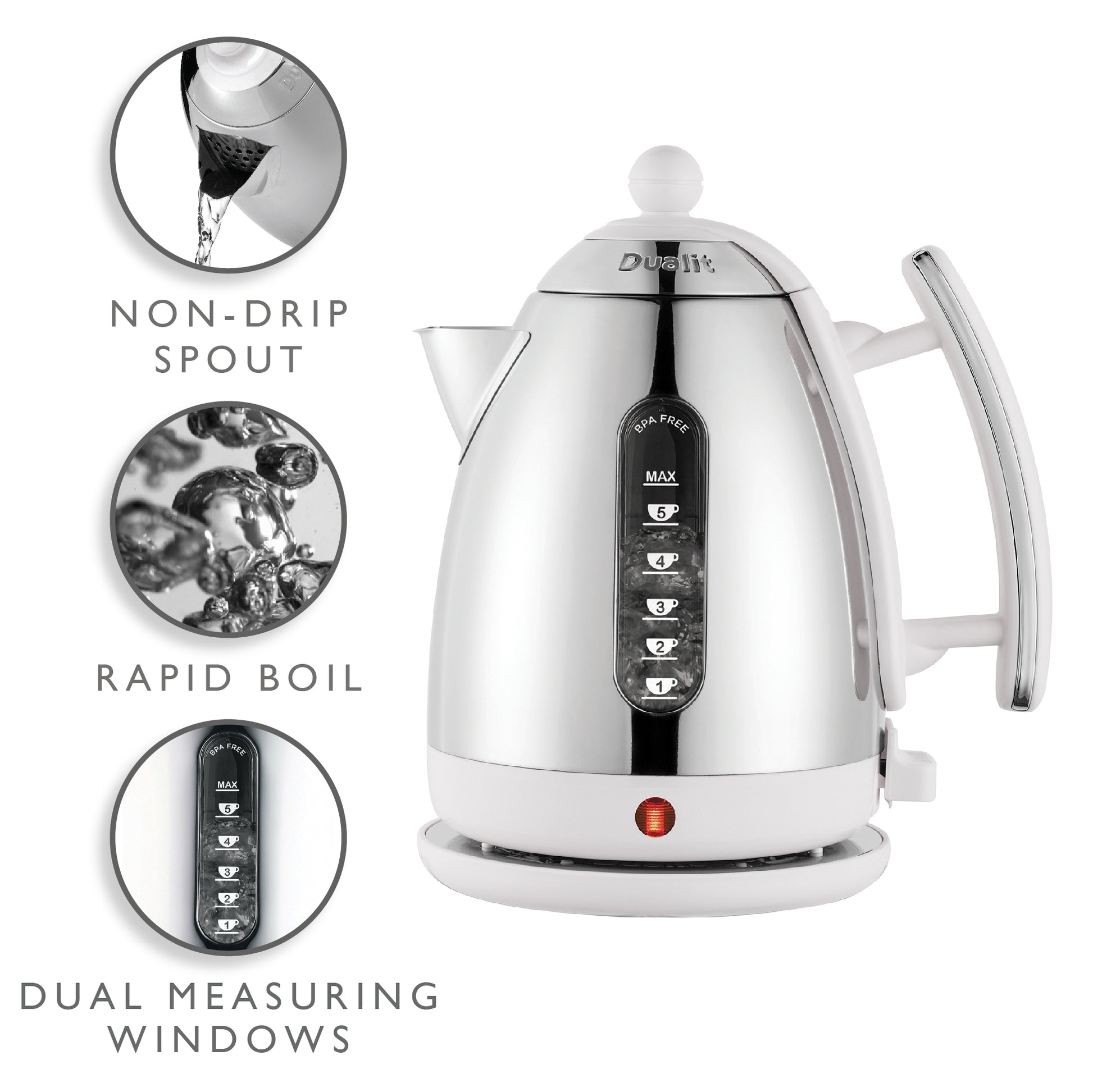 Dualit DLT-LITE-KETTLE Lite Jug Kettle - 72016