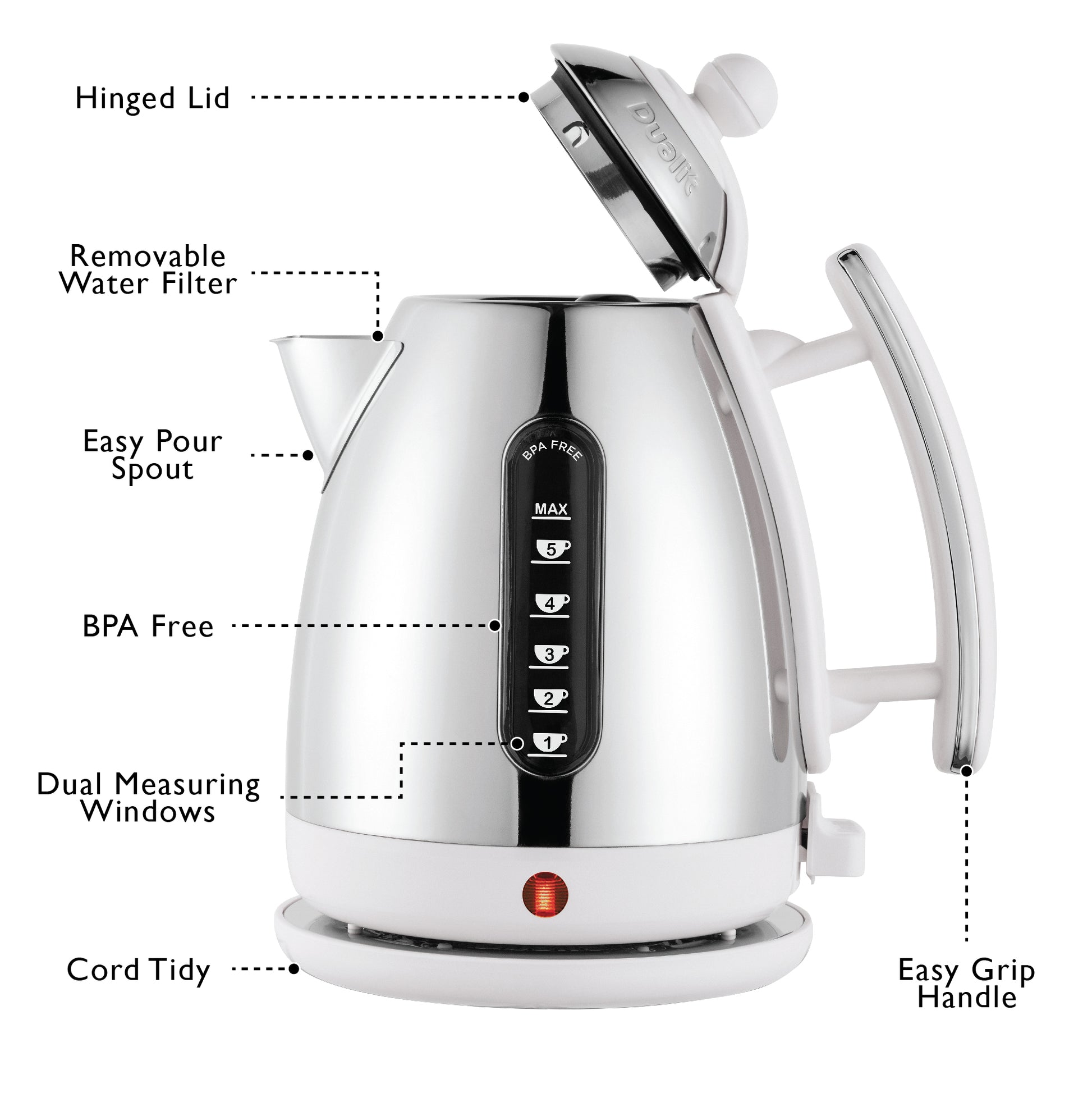 Dualit DLT-LITE-KETTLE Lite Jug Kettle - 72016