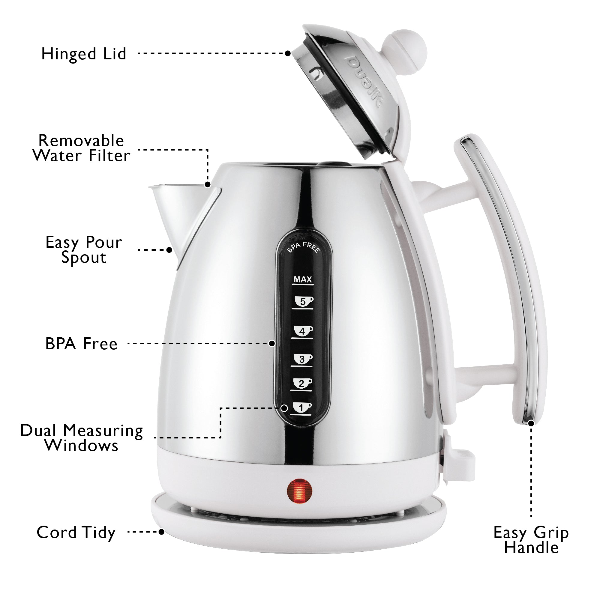 Dualit DLT-LITE-KETTLE Lite Jug Kettle - 72016