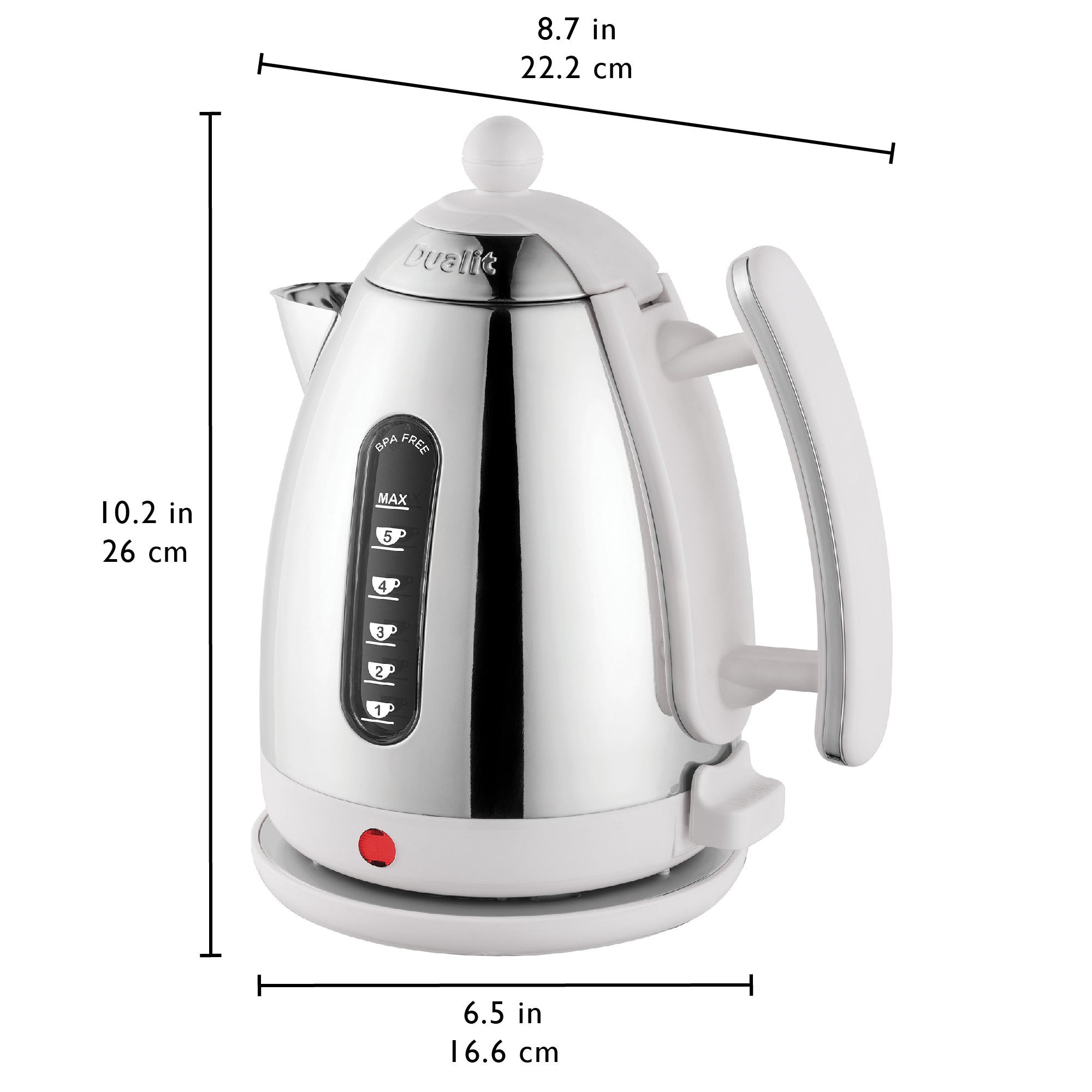 Dualit DLT-LITE-KETTLE Lite Jug Kettle - 72016