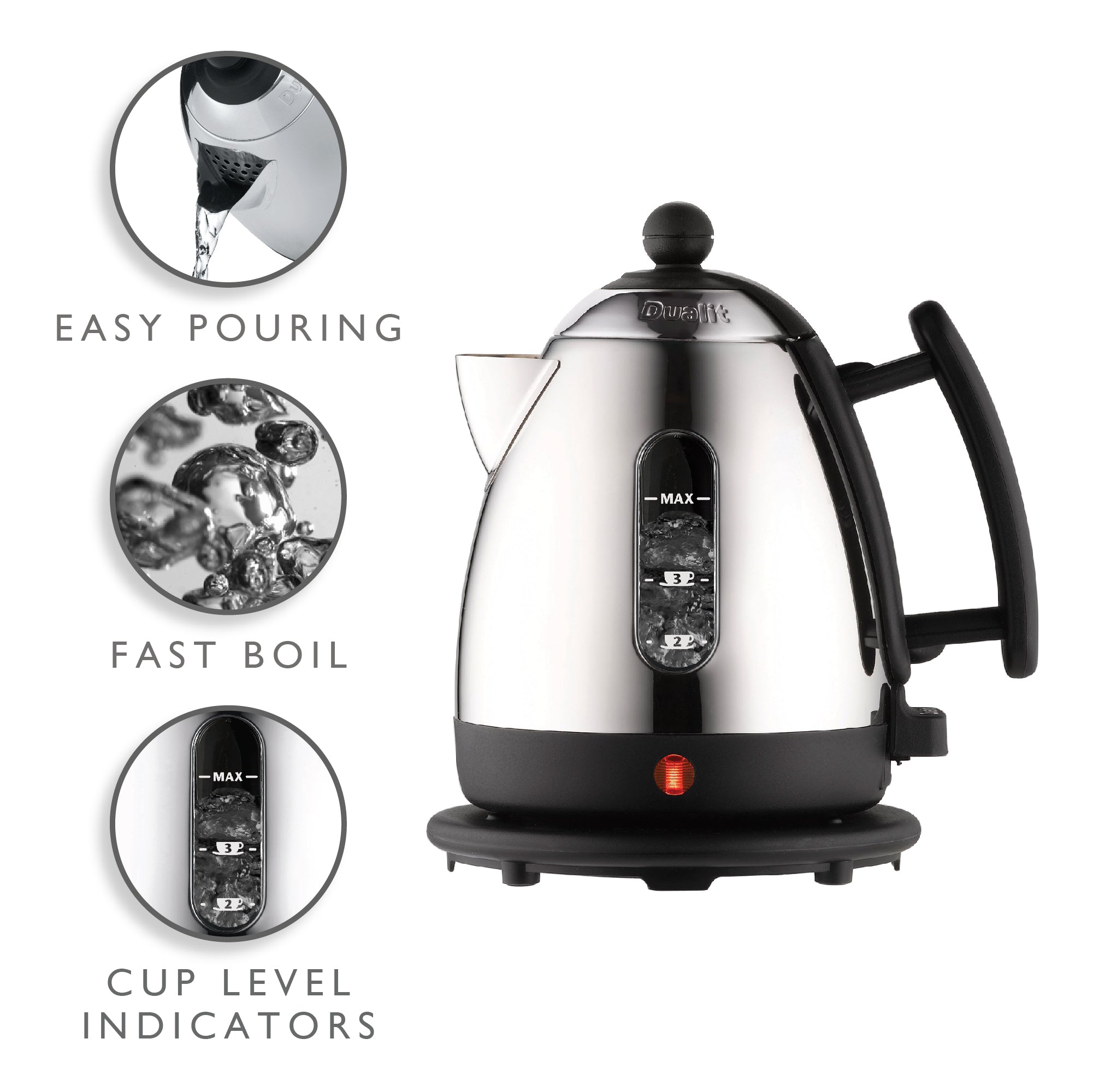Dualit 72200 Cordless Mini Jug Kettle Black - 72200