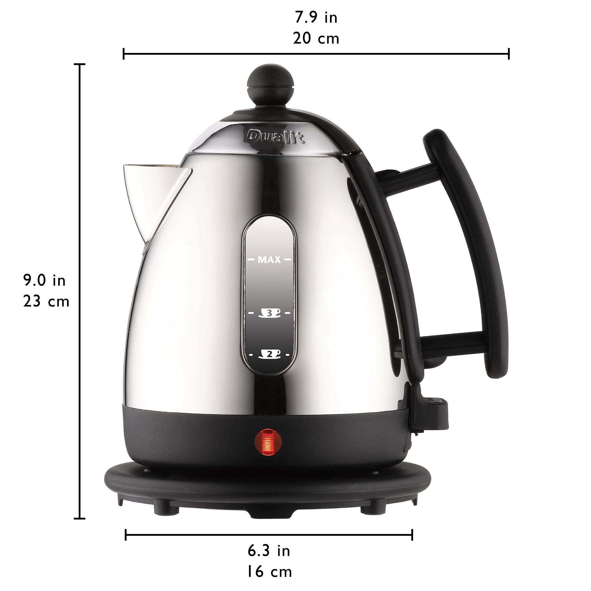 Dualit 72200 Cordless Mini Jug Kettle Black - 72200
