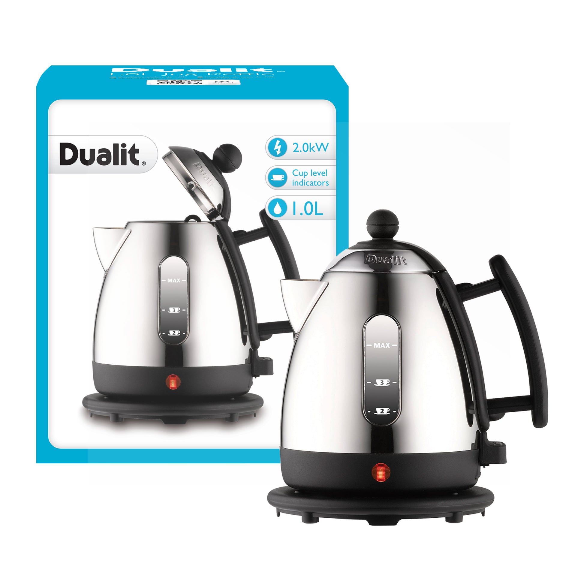 Dualit 72200 Cordless Mini Jug Kettle Black - 72200