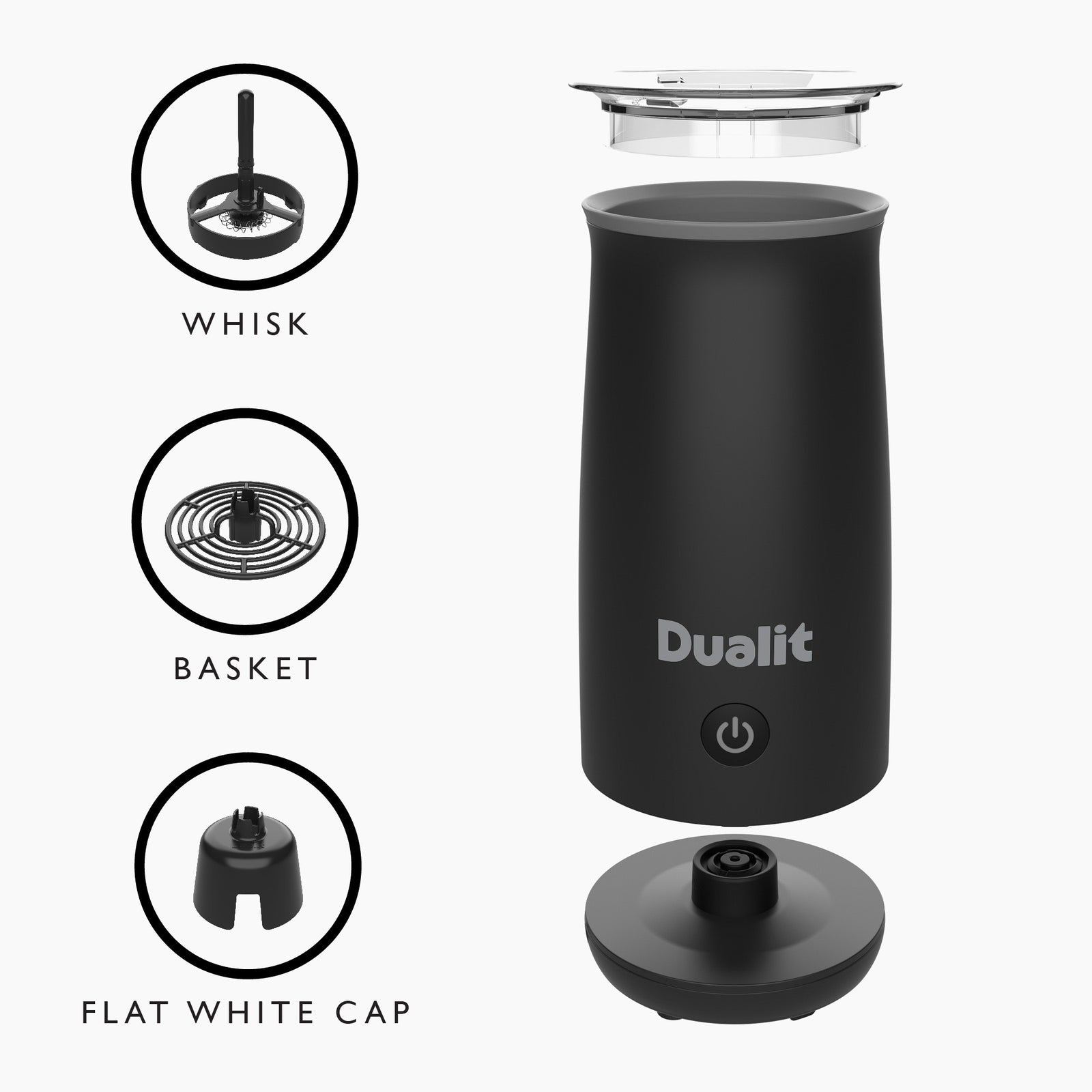 Dualit 84140 Hot Chocolate Maker & Milk Frother - Black - product image 2