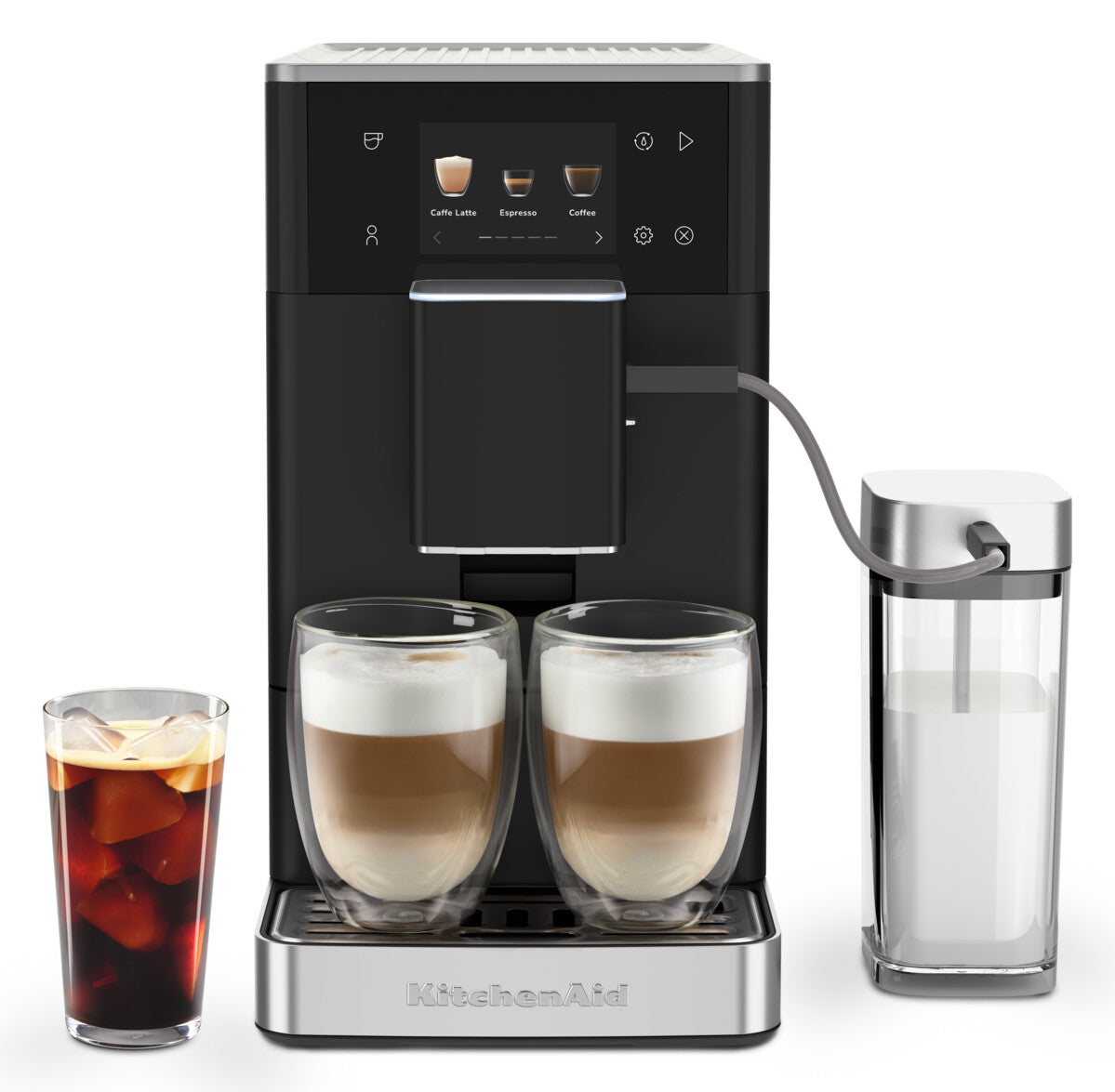 KitchenAid KitchenAid 5KES8454 KF4 Fully Automatic Espresso Machine with Iced Coffee – Porcelain white – 5KES8454BPL – main product image