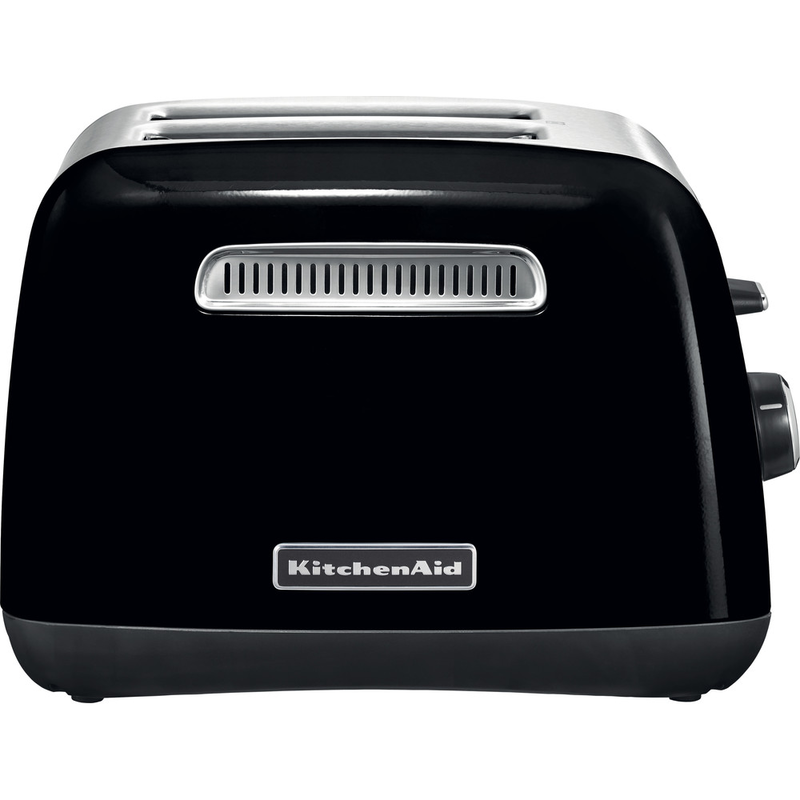 KitchenAid 5KMT2115BOB Onyx Black toaster - side view